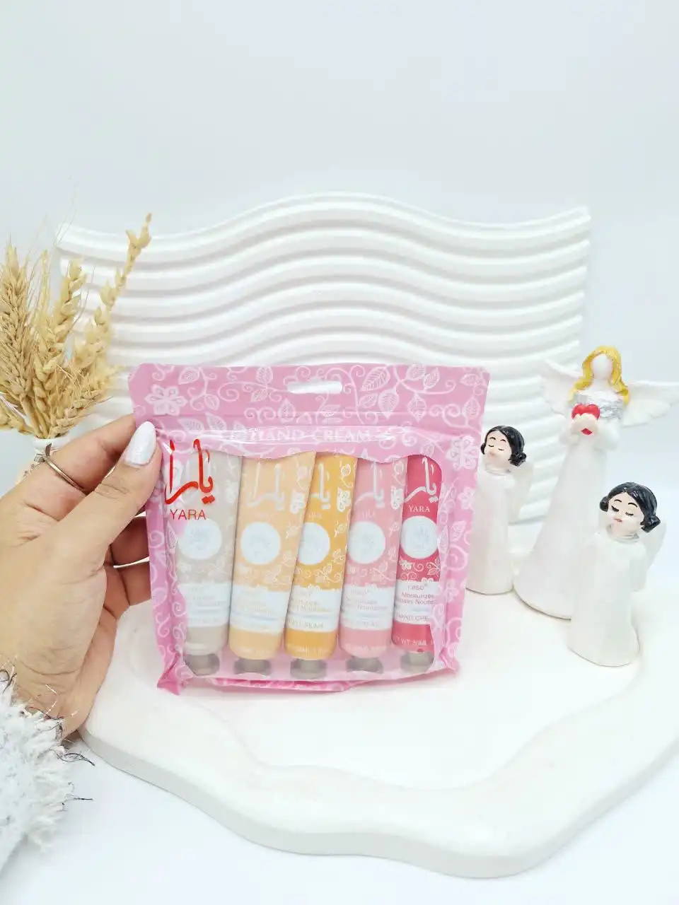 پک کرم دست 5 تایی یارا جلد صورتی کد 0164