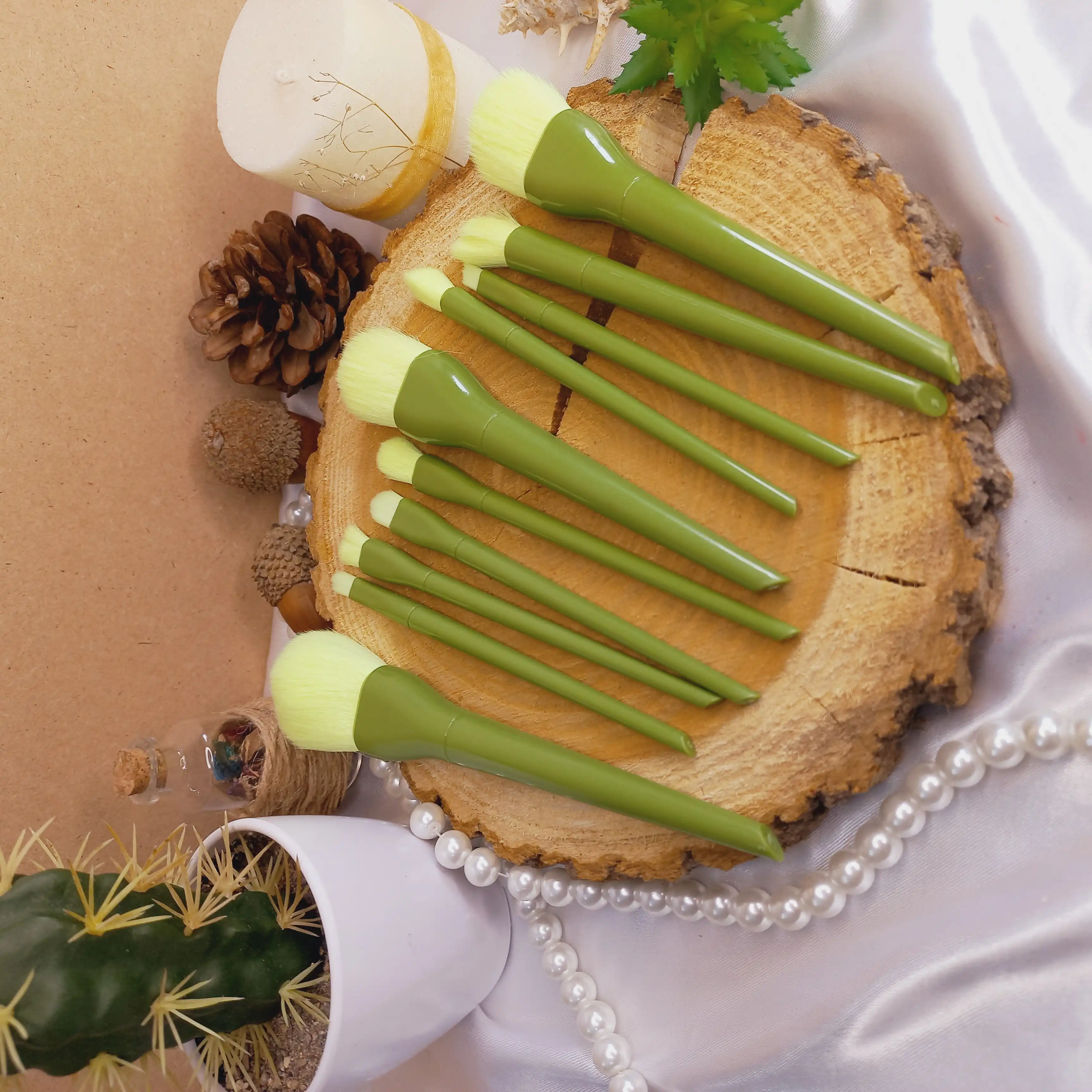 براش کیفی پاستیلی رنگی ده تیکه