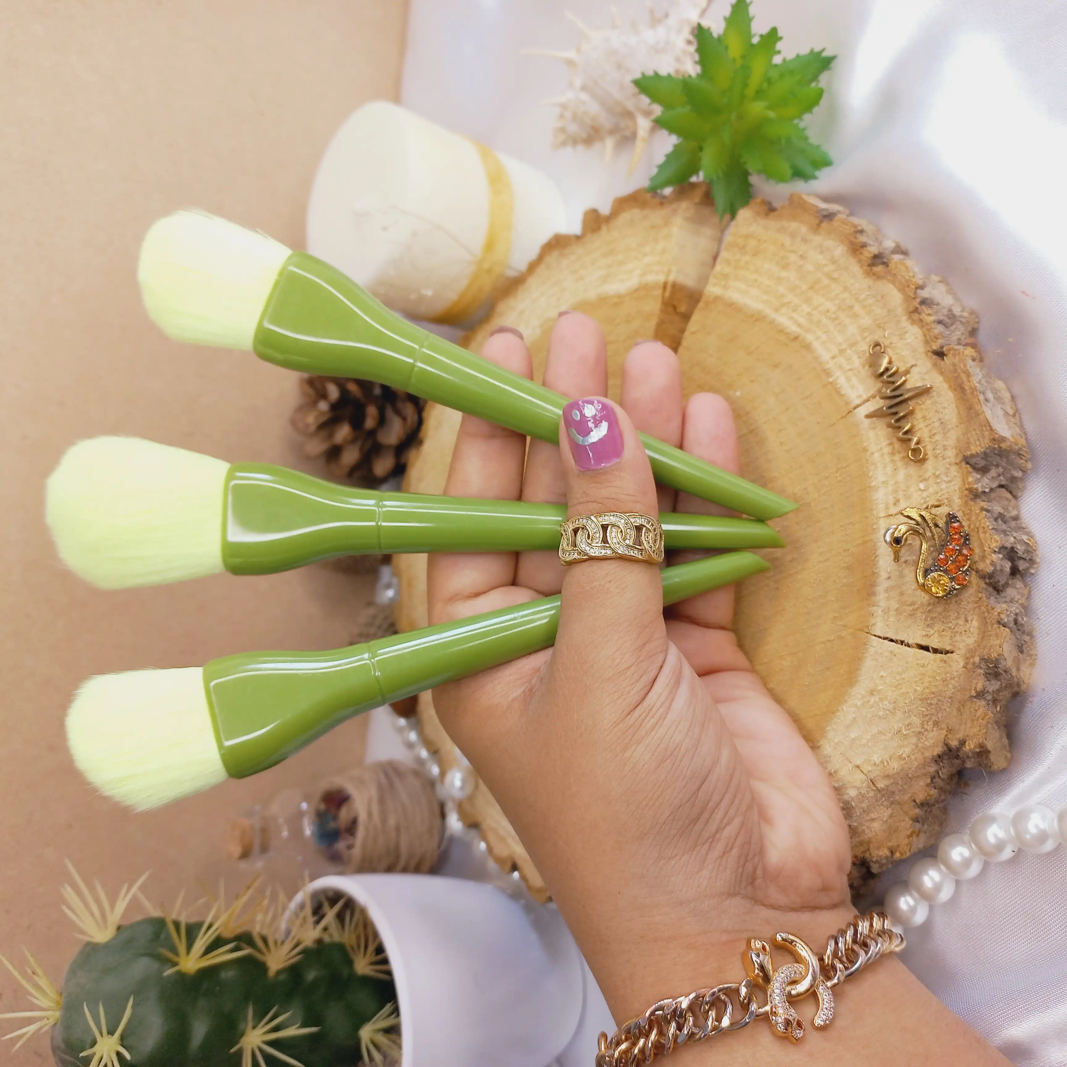 براش کیفی پاستیلی رنگی ده تیکه