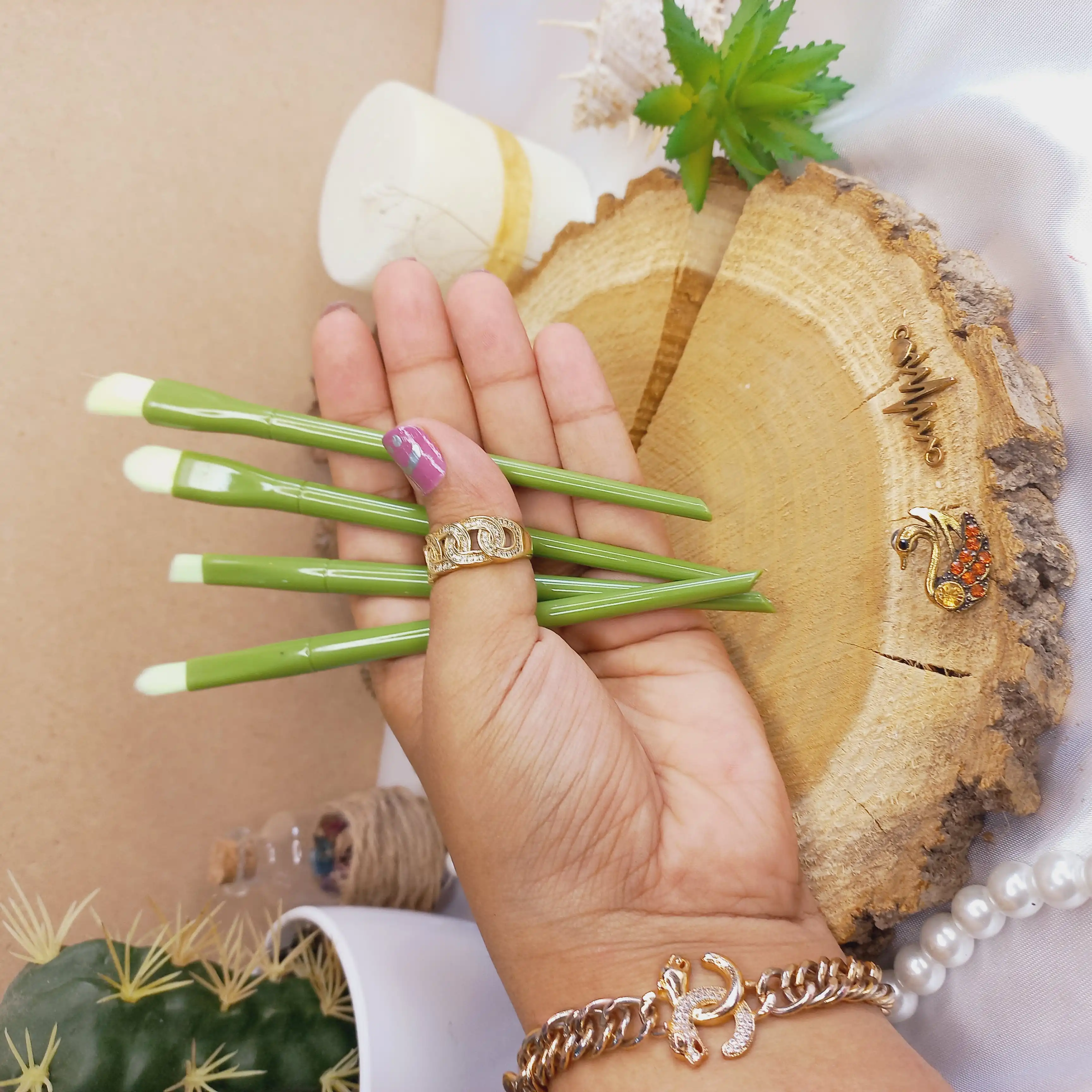 براش کیفی پاستیلی رنگی ده تیکه