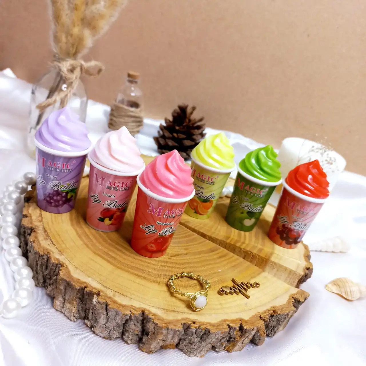 بالم لب طرح بستنی قیفی مجیک MAGIC