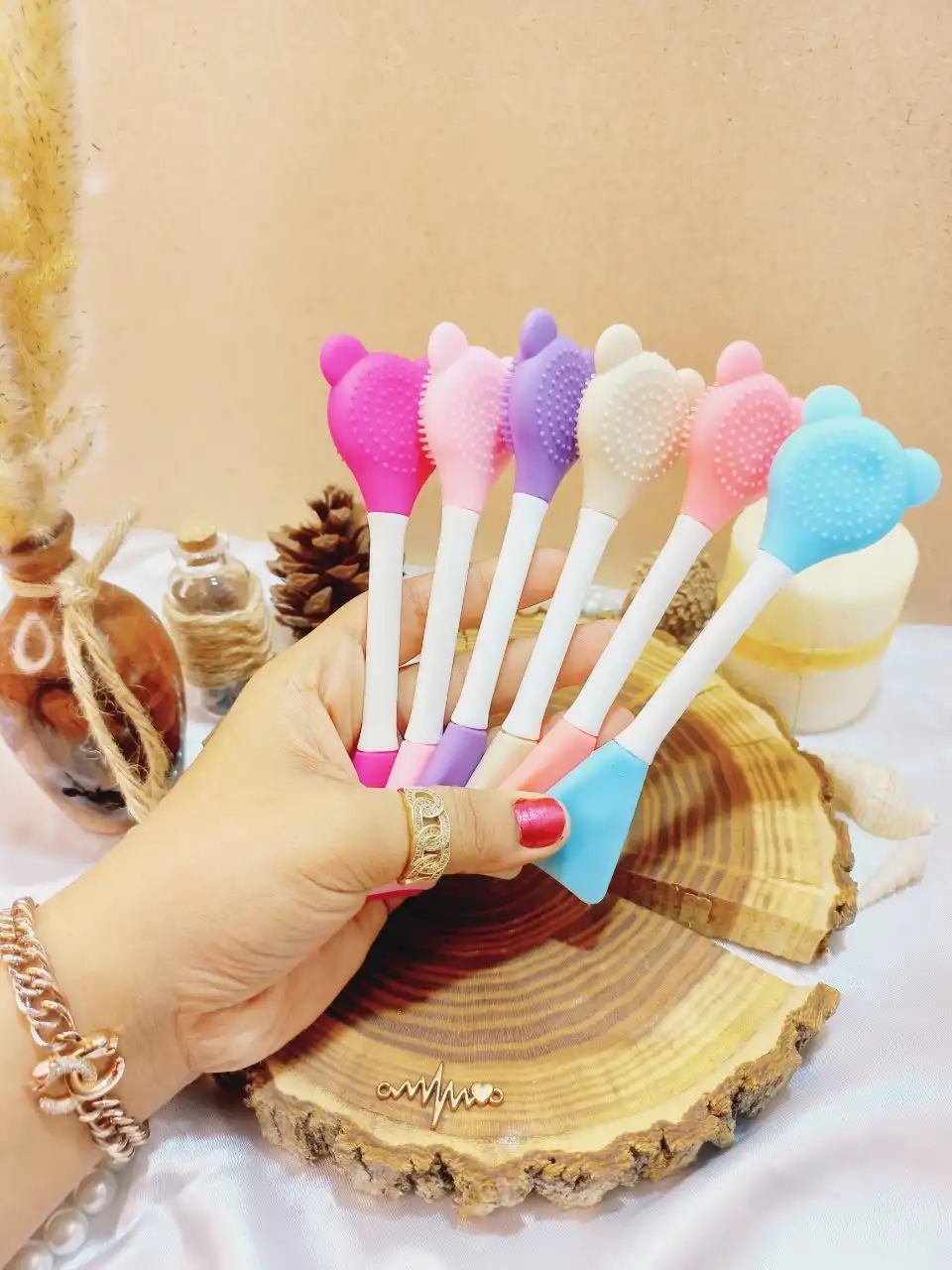 براش ماسک سیلیکونی دوطرفه خرگوشی | پخش عمده