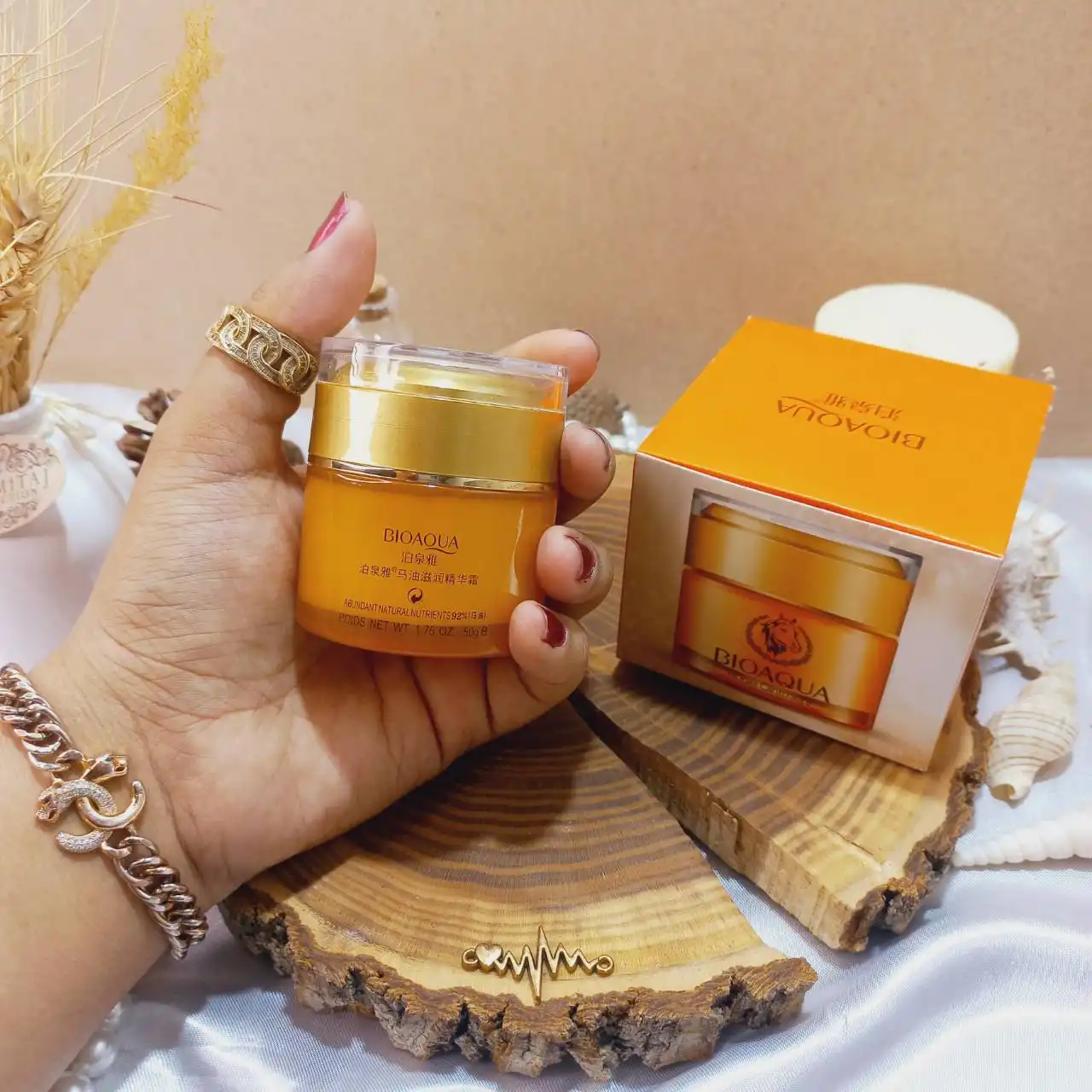 کرم معجزه گر درمانی روغن اسب بیواکوا BIOAQUA کد BQY3413 | پخش عمده