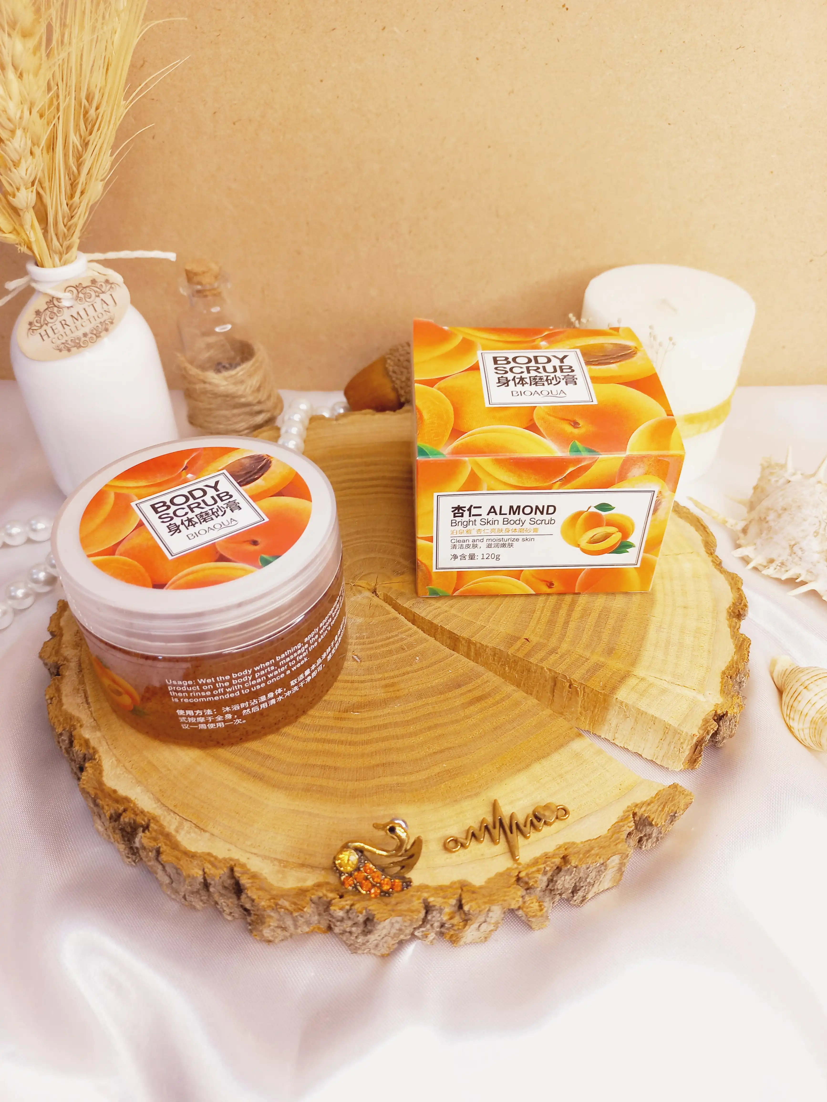 اسکراب لایه بردار زرد آلو بیوآکوا BIOAQUA | پخش عمده