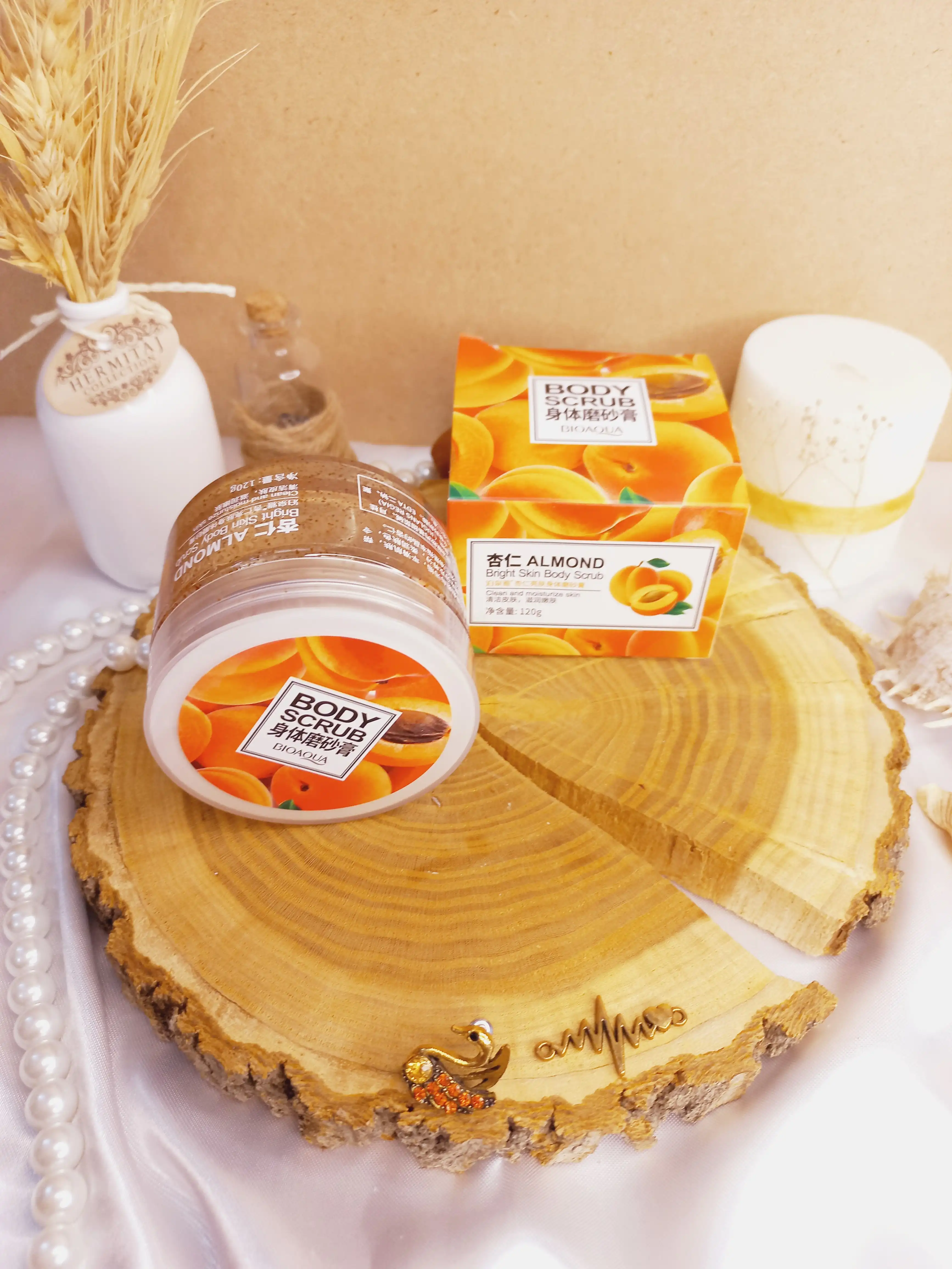 اسکراب لایه بردار زرد آلو بیوآکوا BIOAQUA | پخش عمده