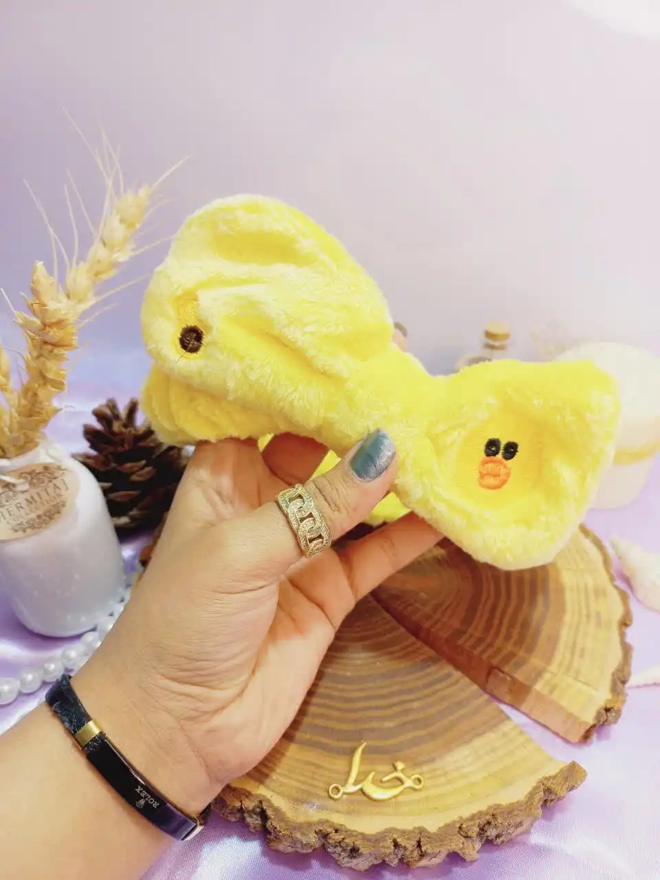 هدبند حوله ای دخترانه طرح میشا MISSA | پخش عمده