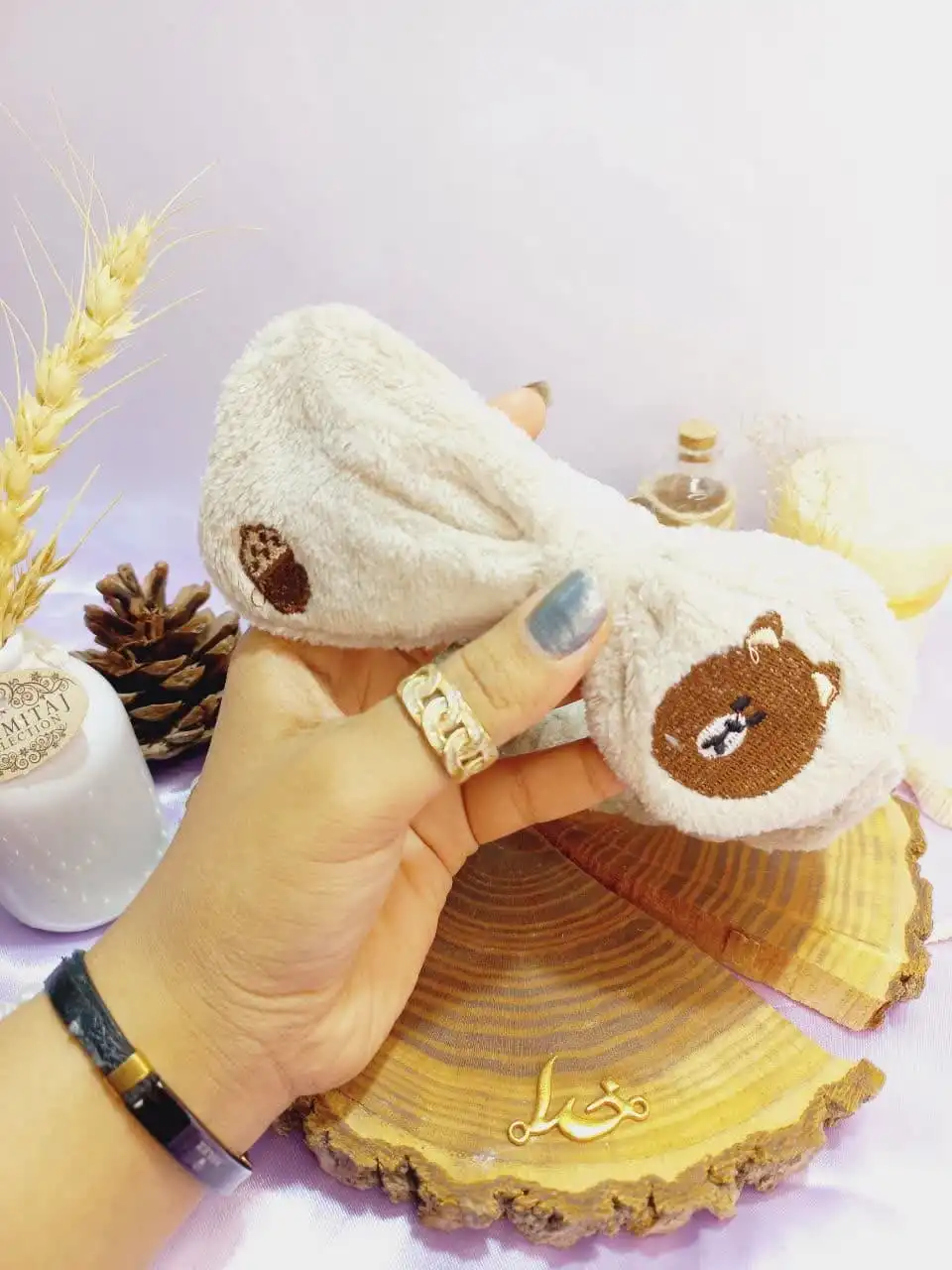 هدبند حوله ای دخترانه طرح میشا MISSA | پخش عمده