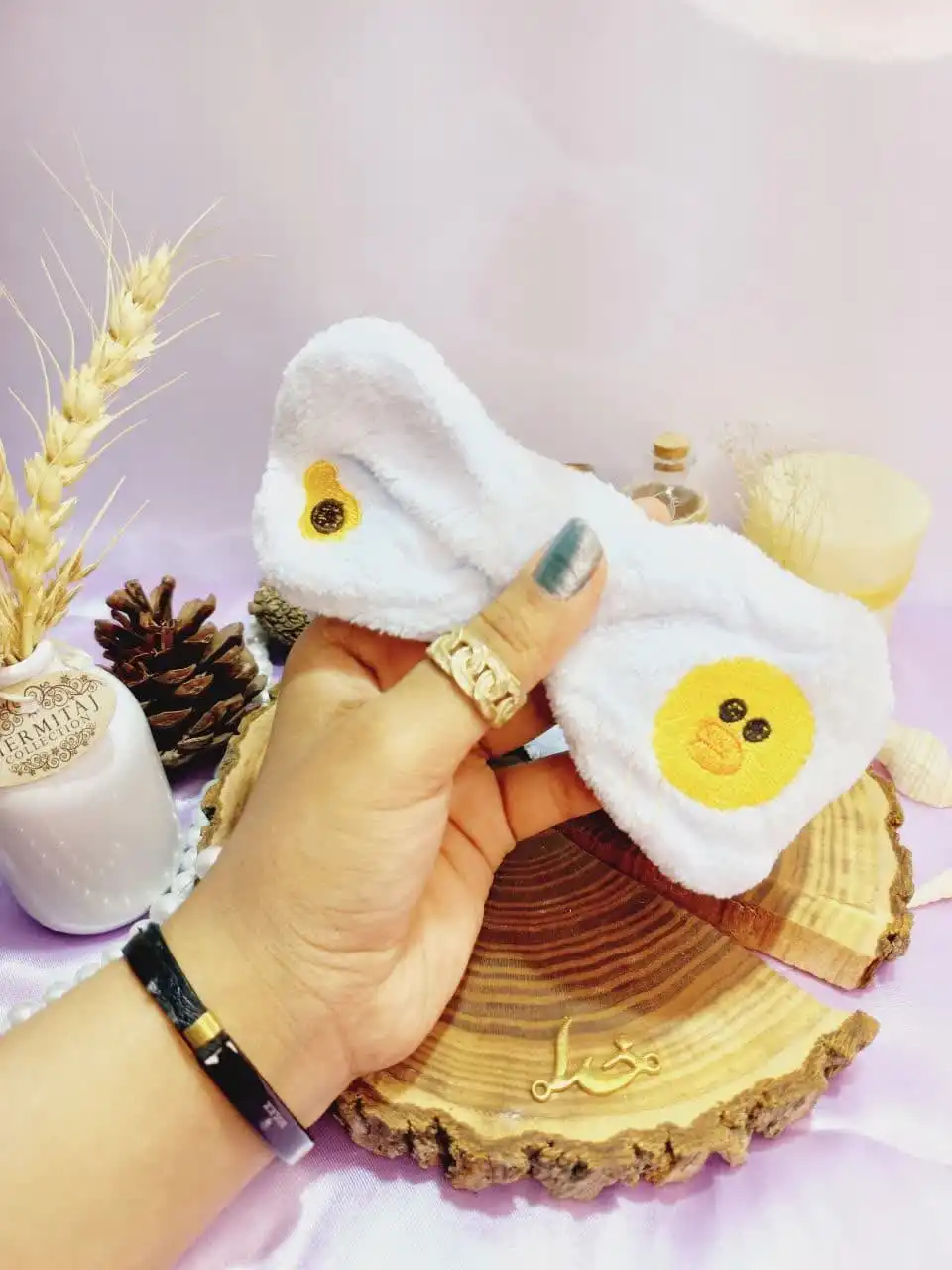 هدبند حوله ای دخترانه طرح میشا MISSA | پخش عمده