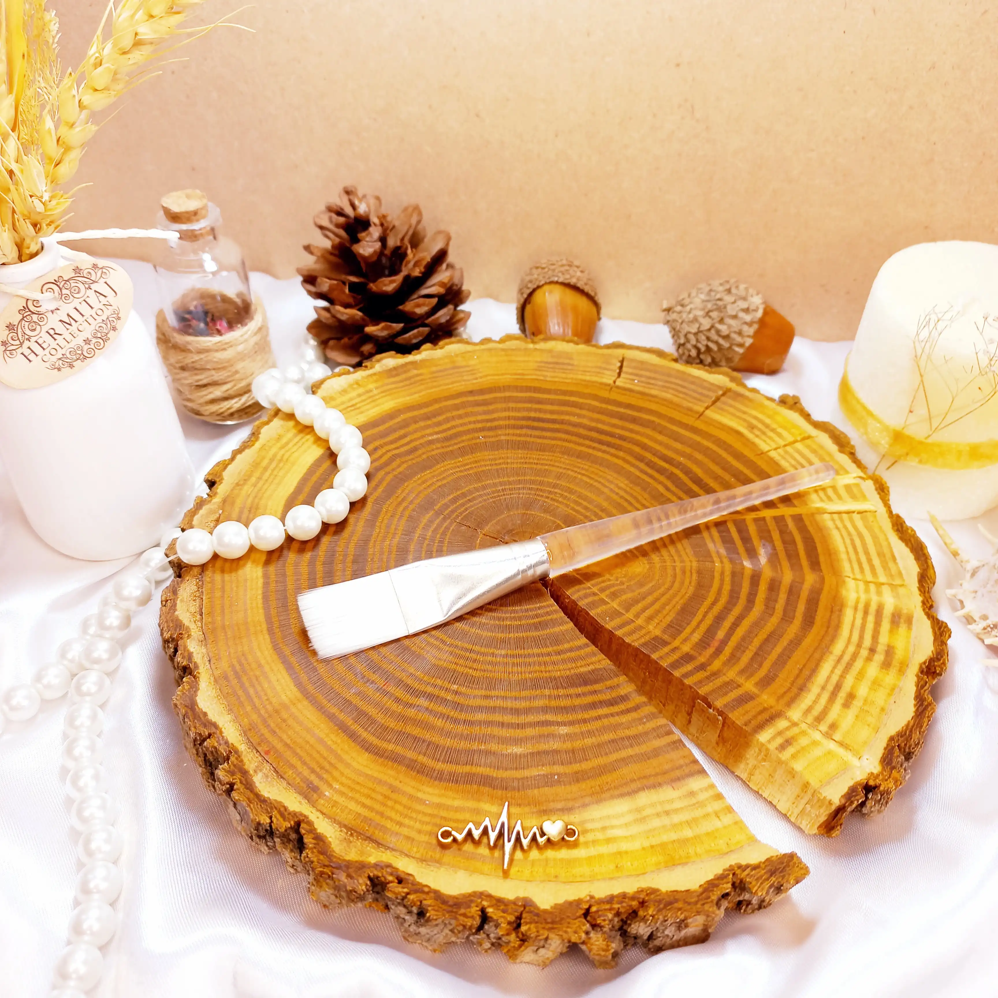 براش ماسک مویی دسته شفاف | پخش عمده