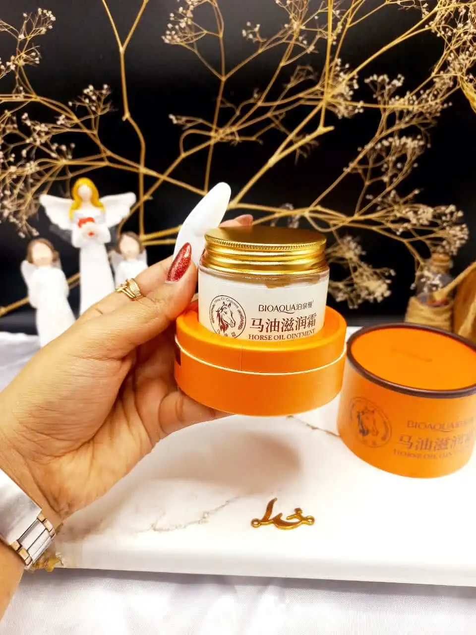 کرم معجزگر چندکاره روغن اسب بیوآکوا BIOAQUA