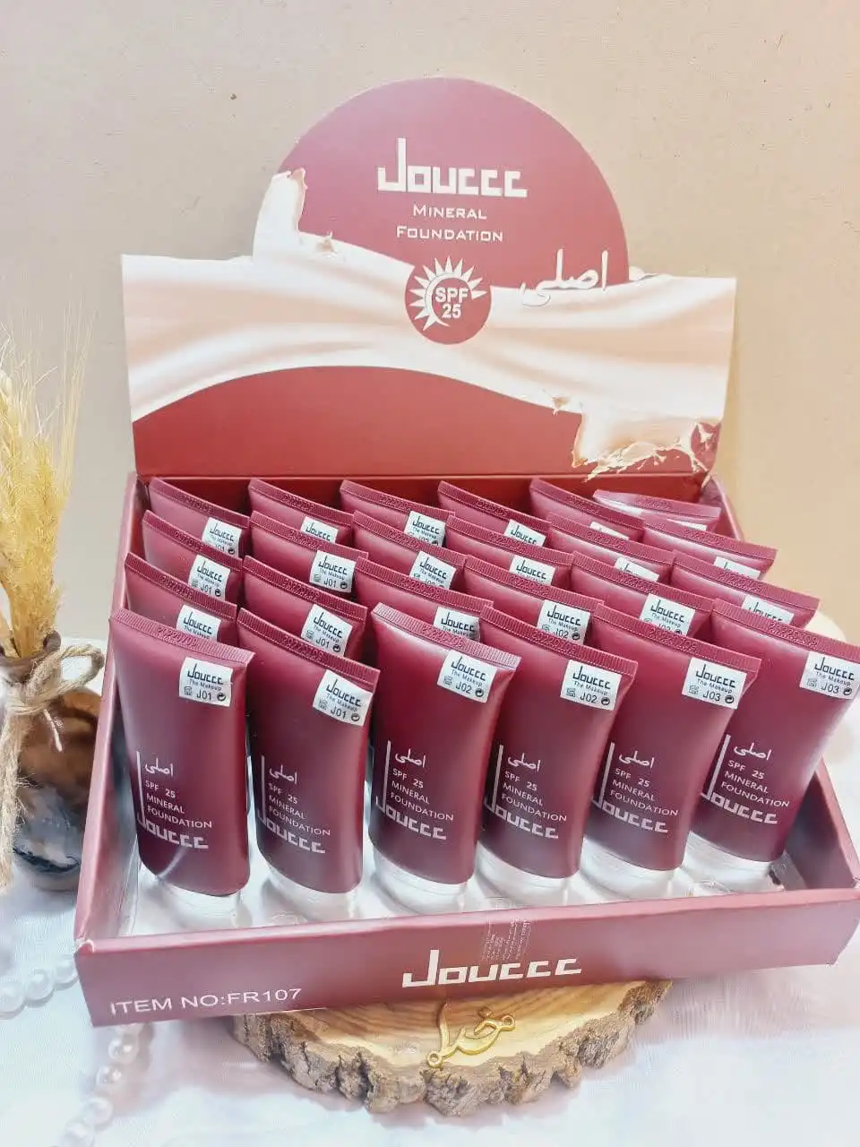 کرم پودر تیوپی قرمز دوسه Doucce اصلی کد FR107 | پخش عمده