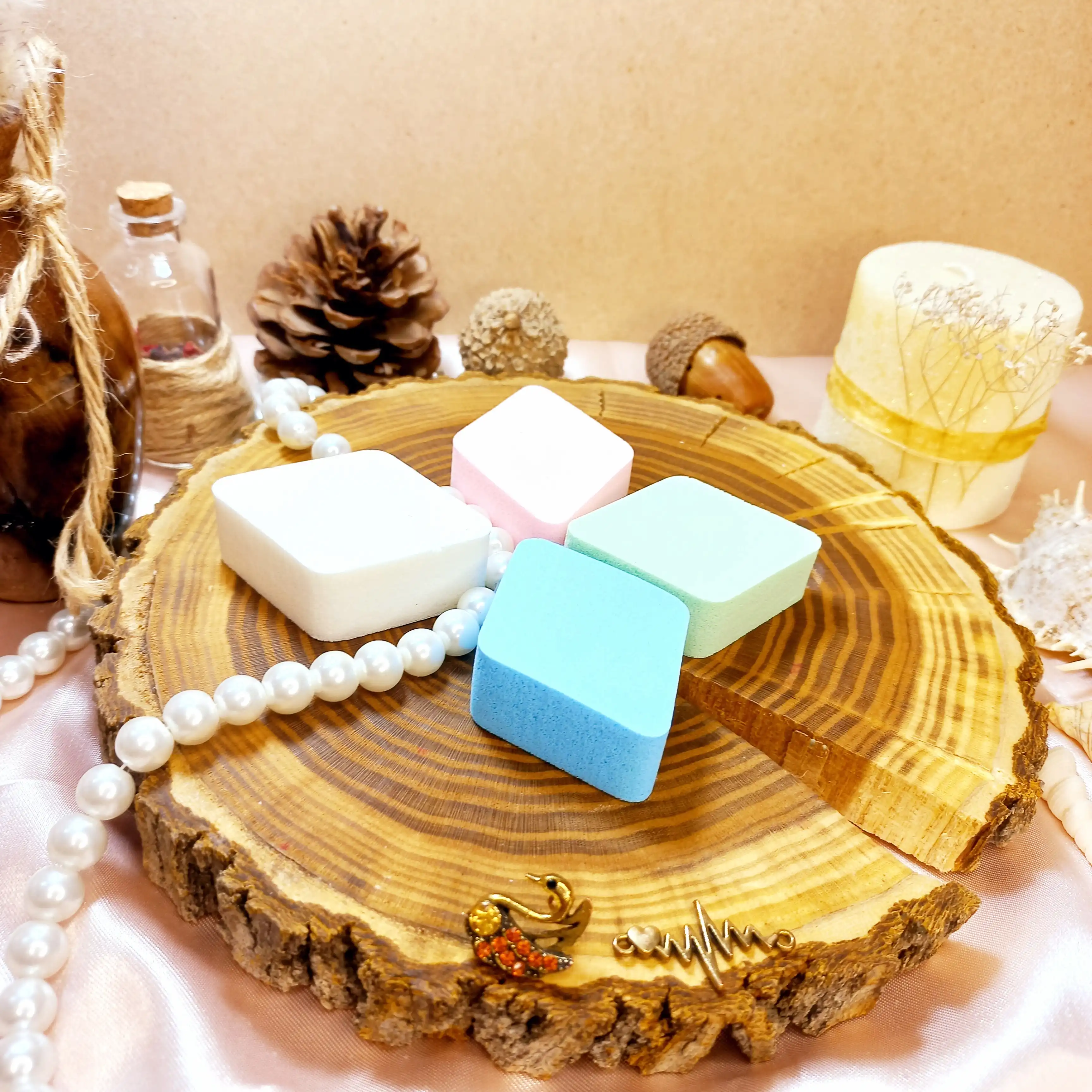 پد آرایشی 4 تکه لوزی puffy | پخش عمده