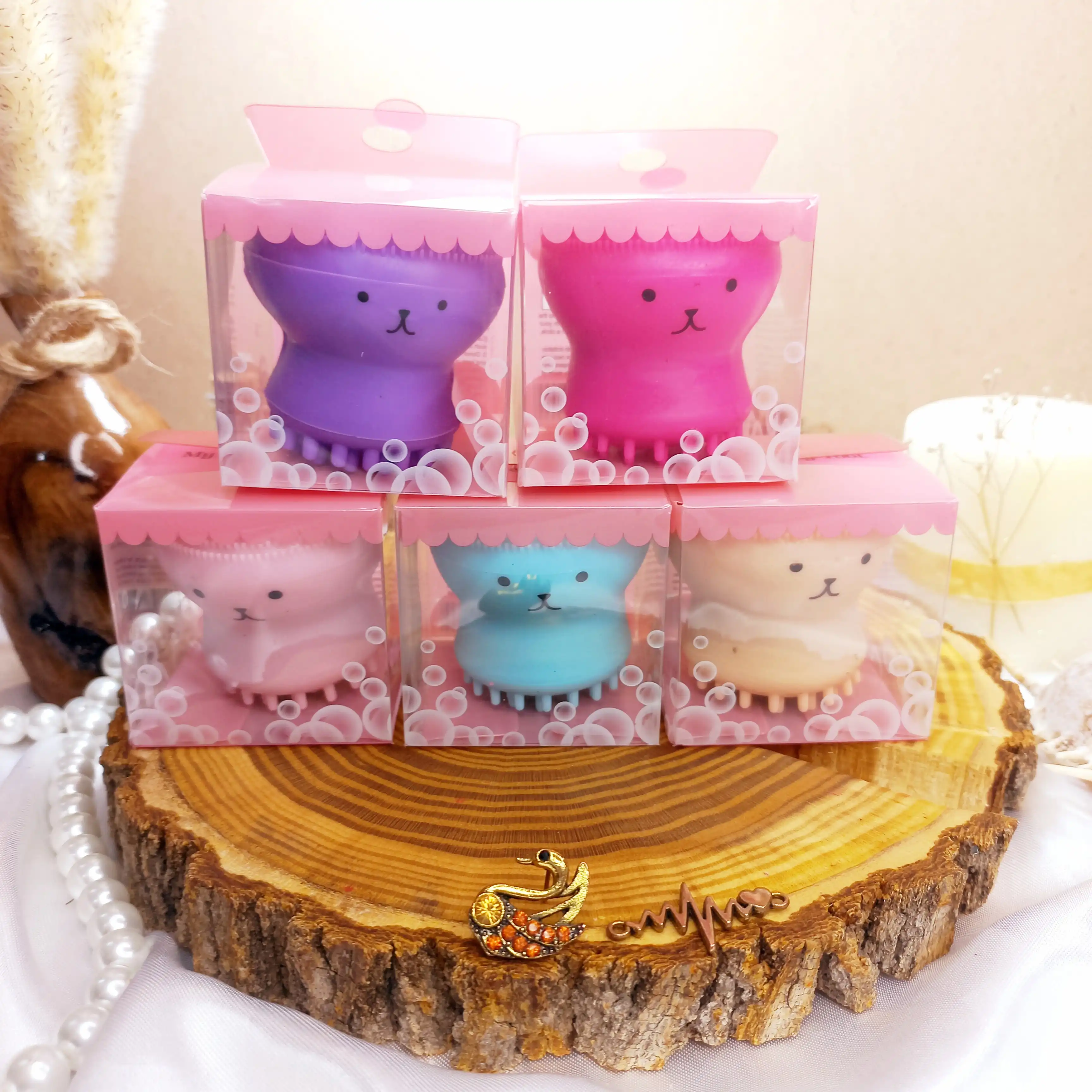 فیس براش دستی سیلیکونی مدل هشت پا | پخش عمده