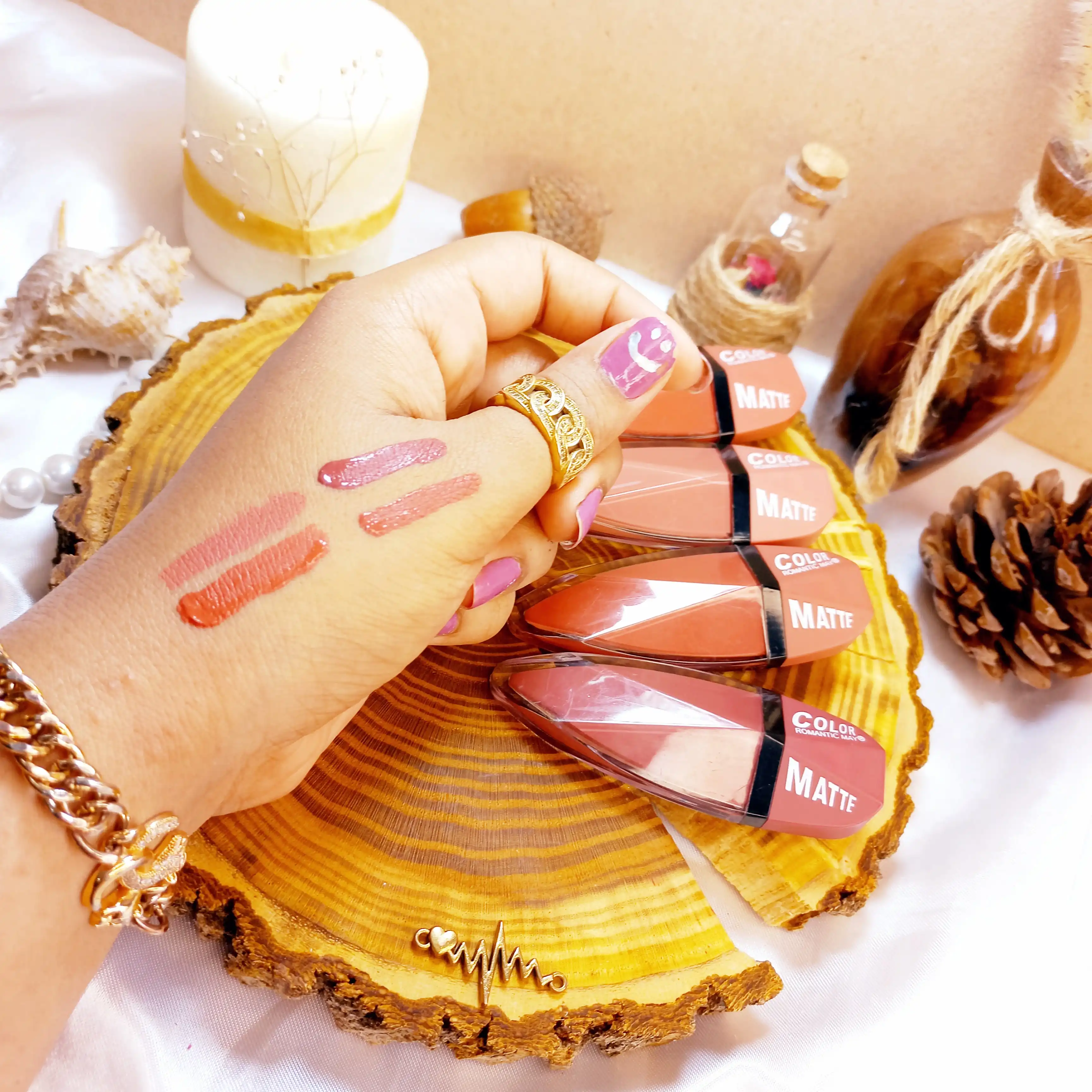 رژ لب مایع رمانتیک کد800 ROMANTIC MAY | پخش عمده