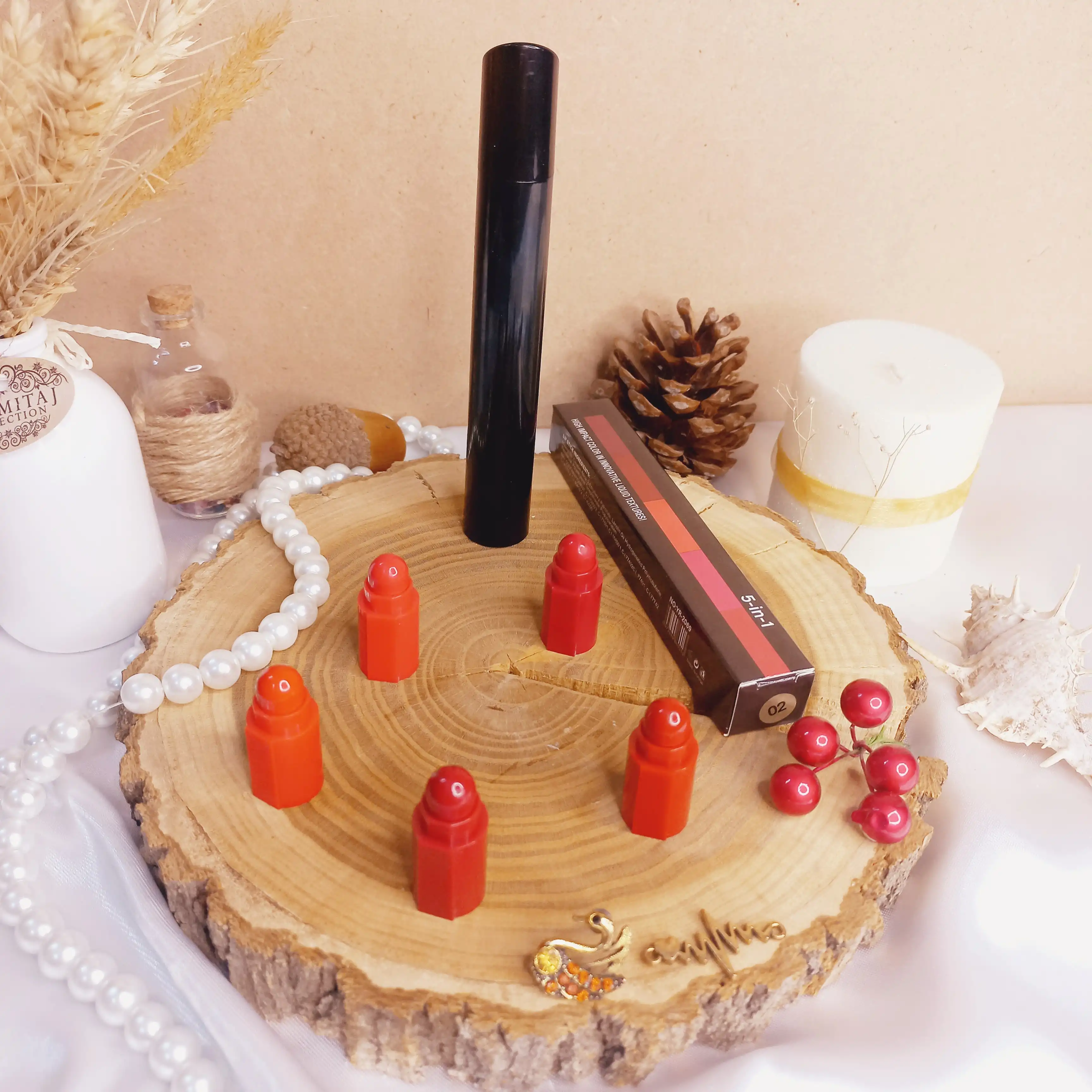 رژ لب جامد 5 طبقه رمانتیک ROMANTIC MAY کد 2069 | پخش عمده