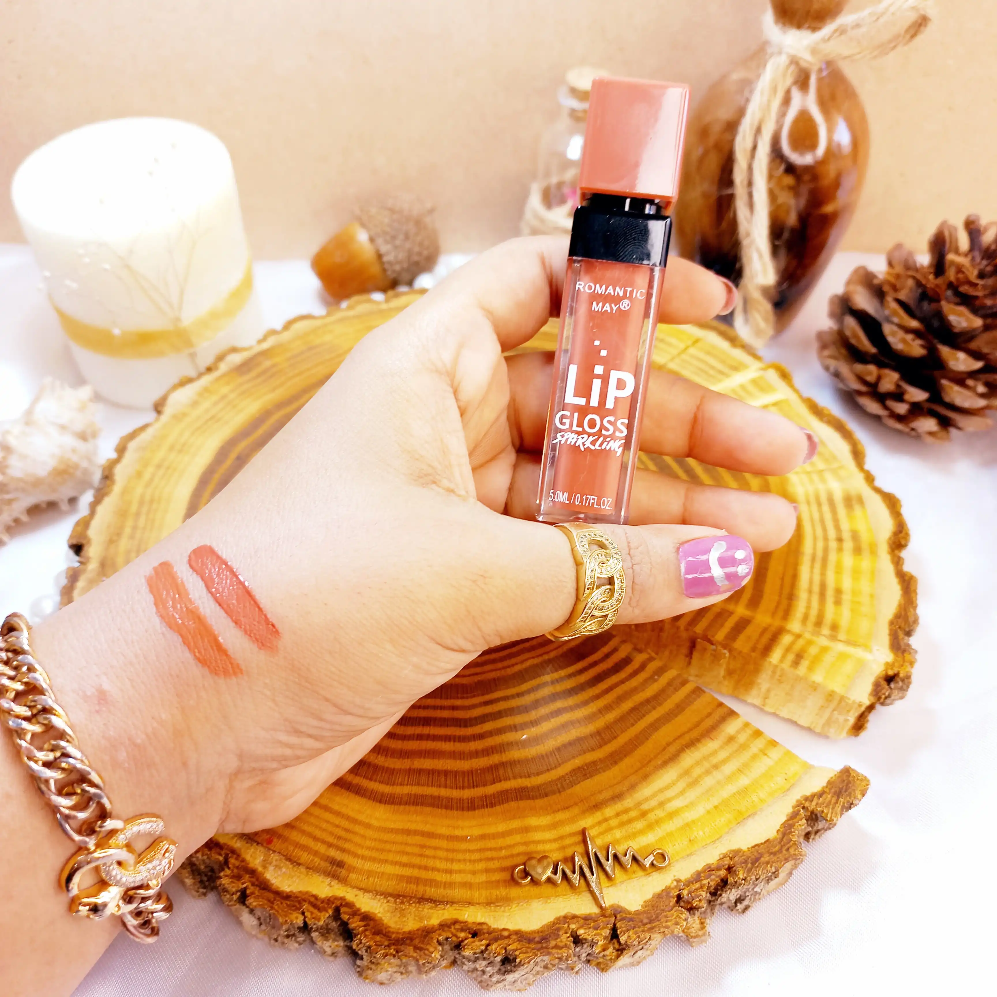 رژ لب مایع رمانتیک کد766 ROMANTIC MAY