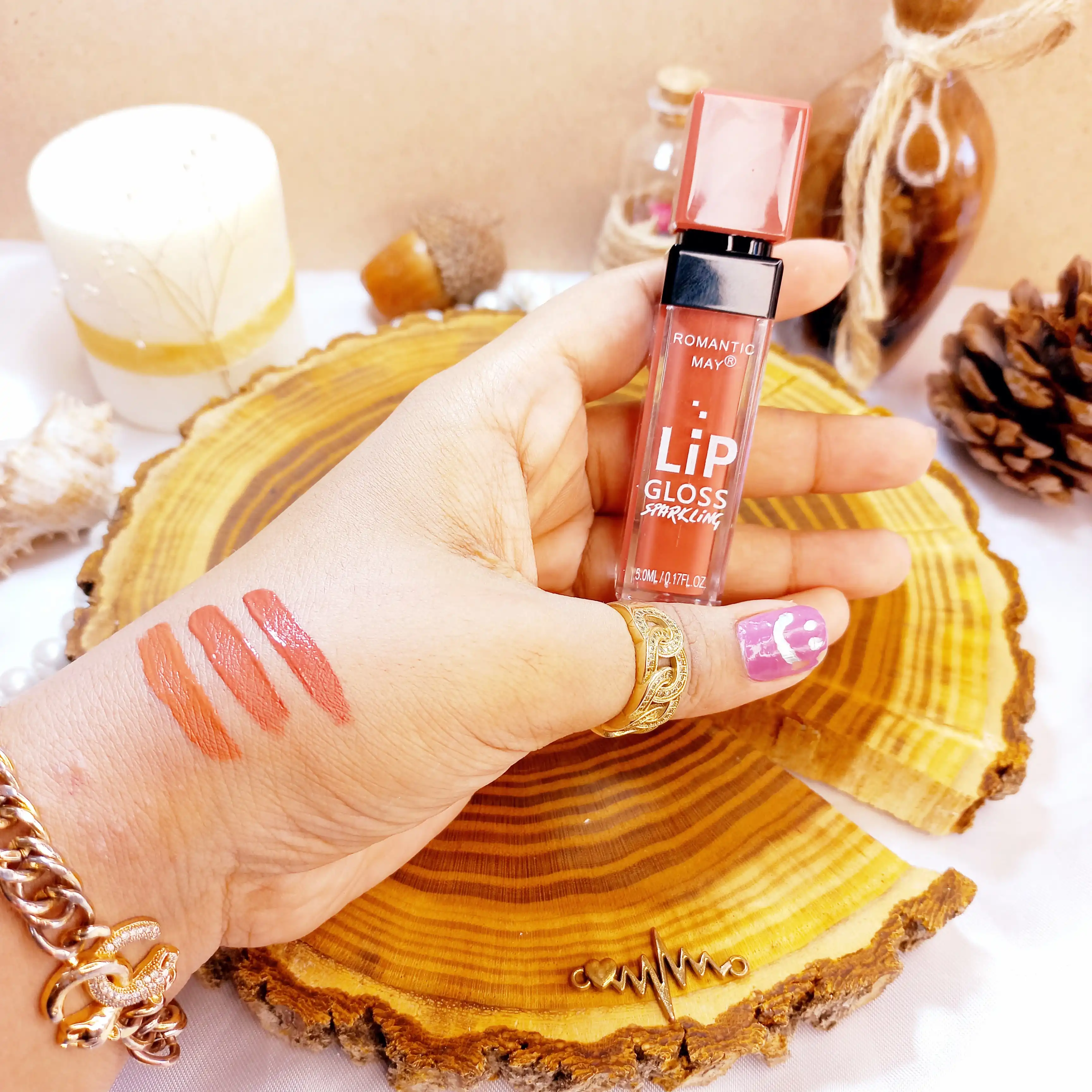 رژ لب مایع رمانتیک کد766 ROMANTIC MAY