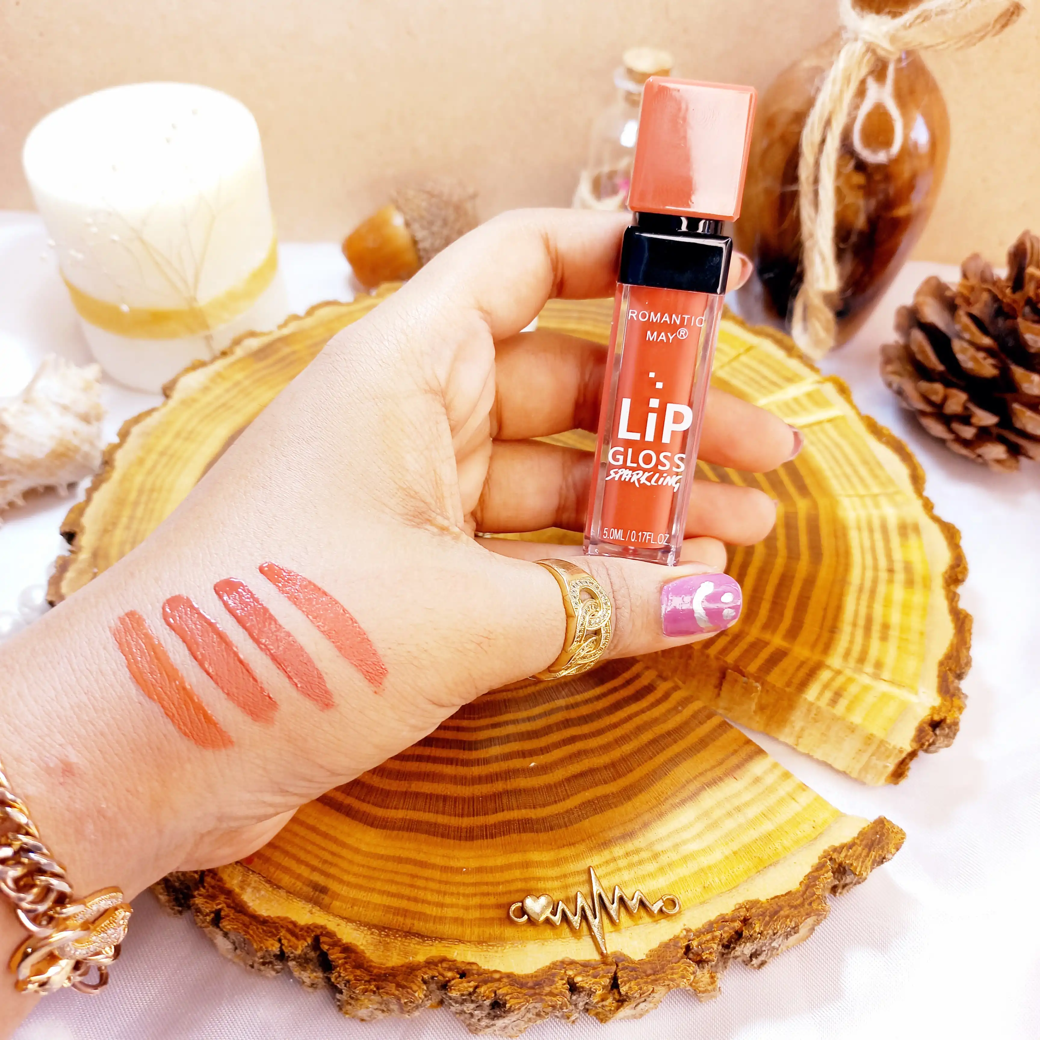 رژ لب مایع رمانتیک کد766 ROMANTIC MAY