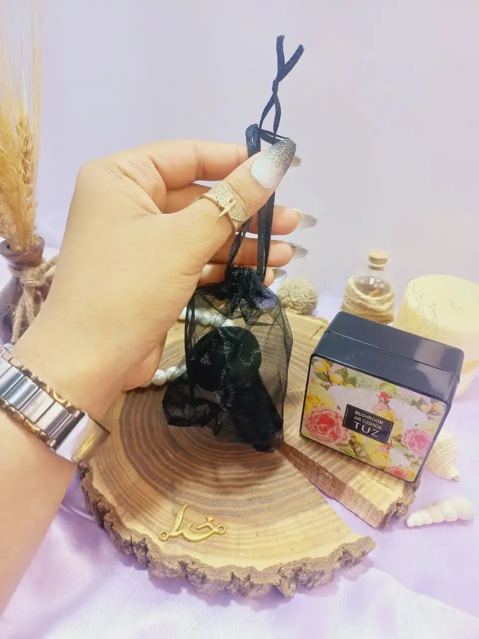 کوشن توز طرح گل اصلی با پد قارچی TUZ