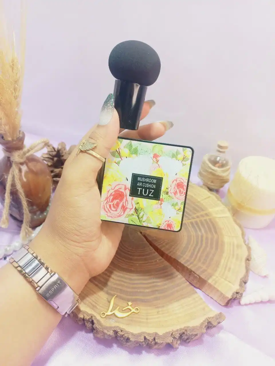 کوشن توز طرح گل اصلی با پد قارچی TUZ