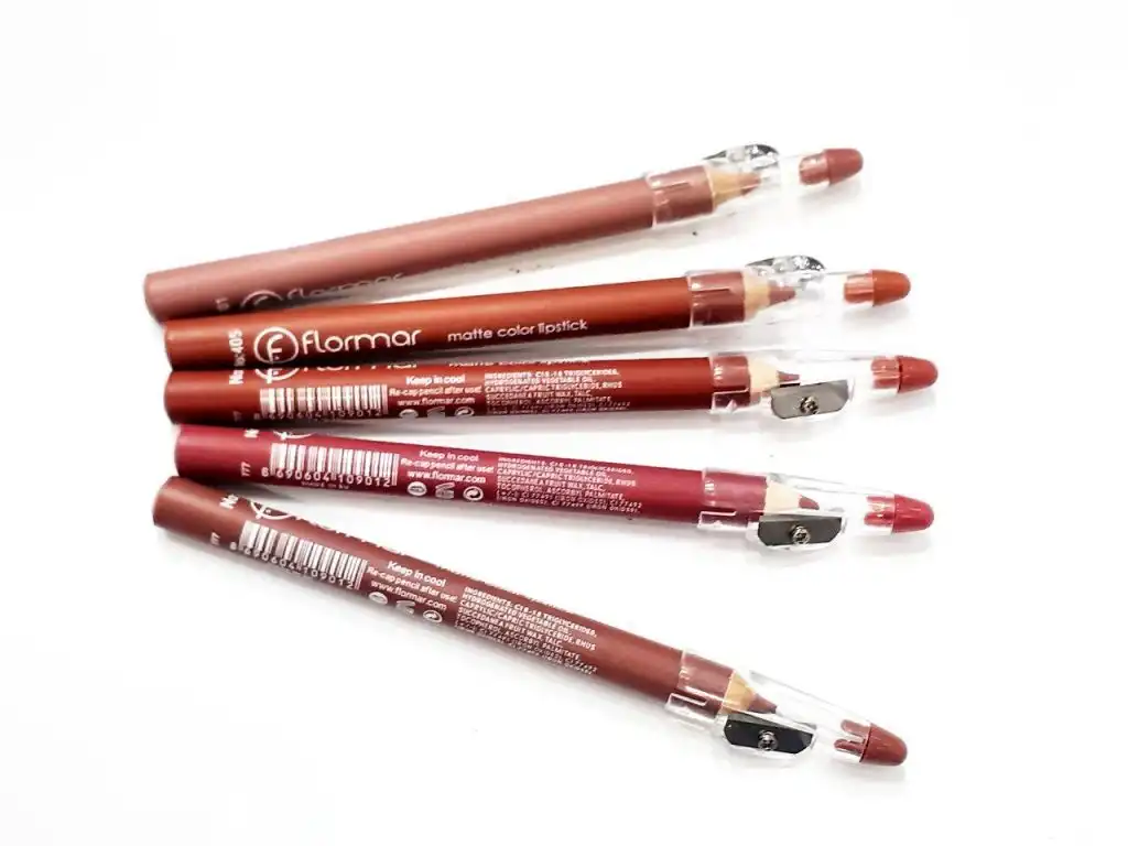 رژ لب مدادی تراش دار فلورما FLORMAR بسته 12 عددی