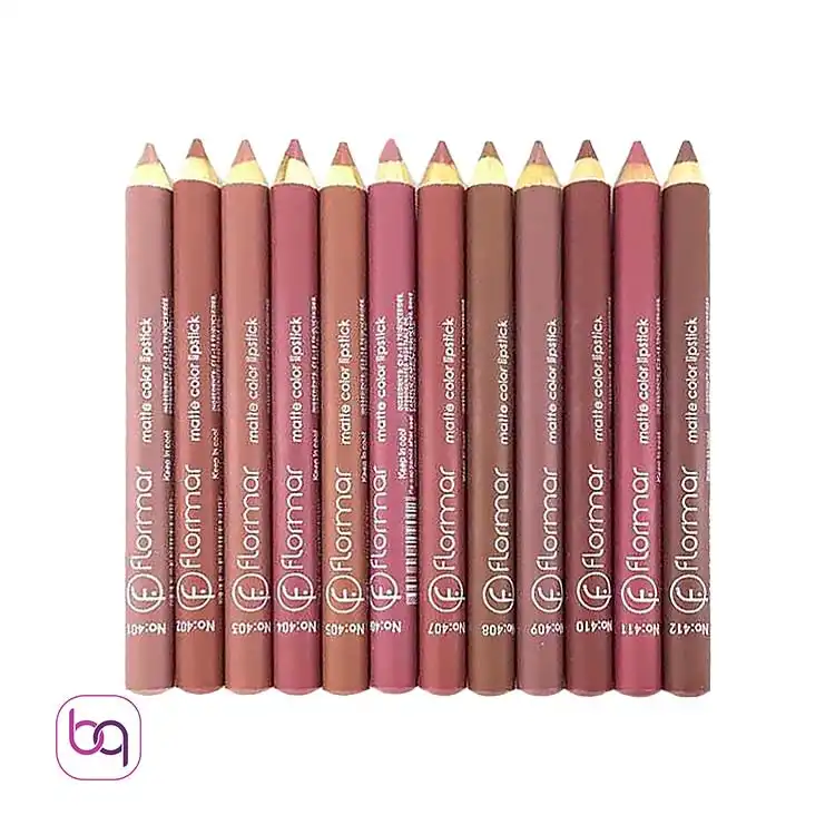 رژ لب مدادی تراش دار فلورما FLORMAR بسته 12 عددی