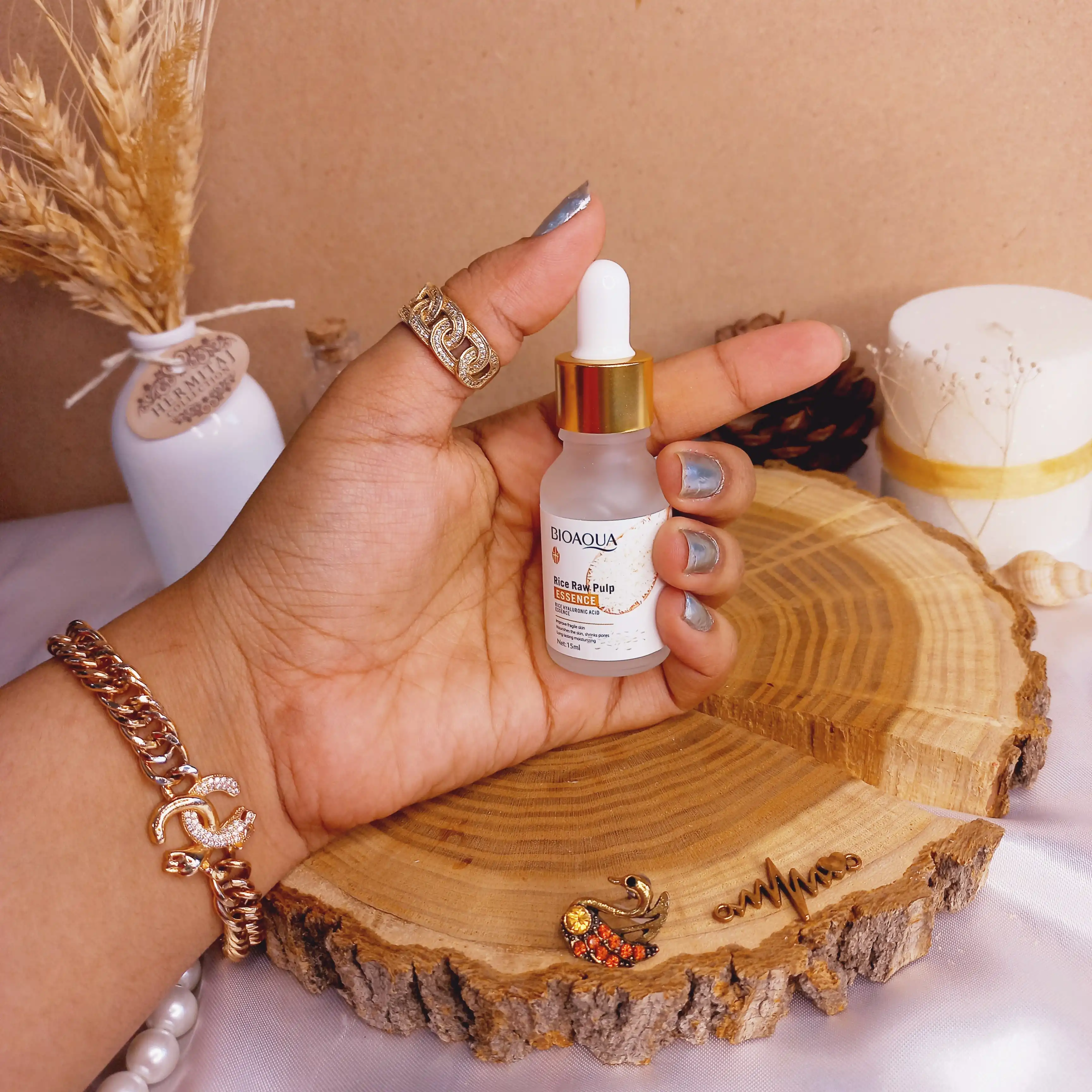 سرم بازسازی پوست برنج کد 80535 بیوآکوا BIOAQUA کد BQY80535