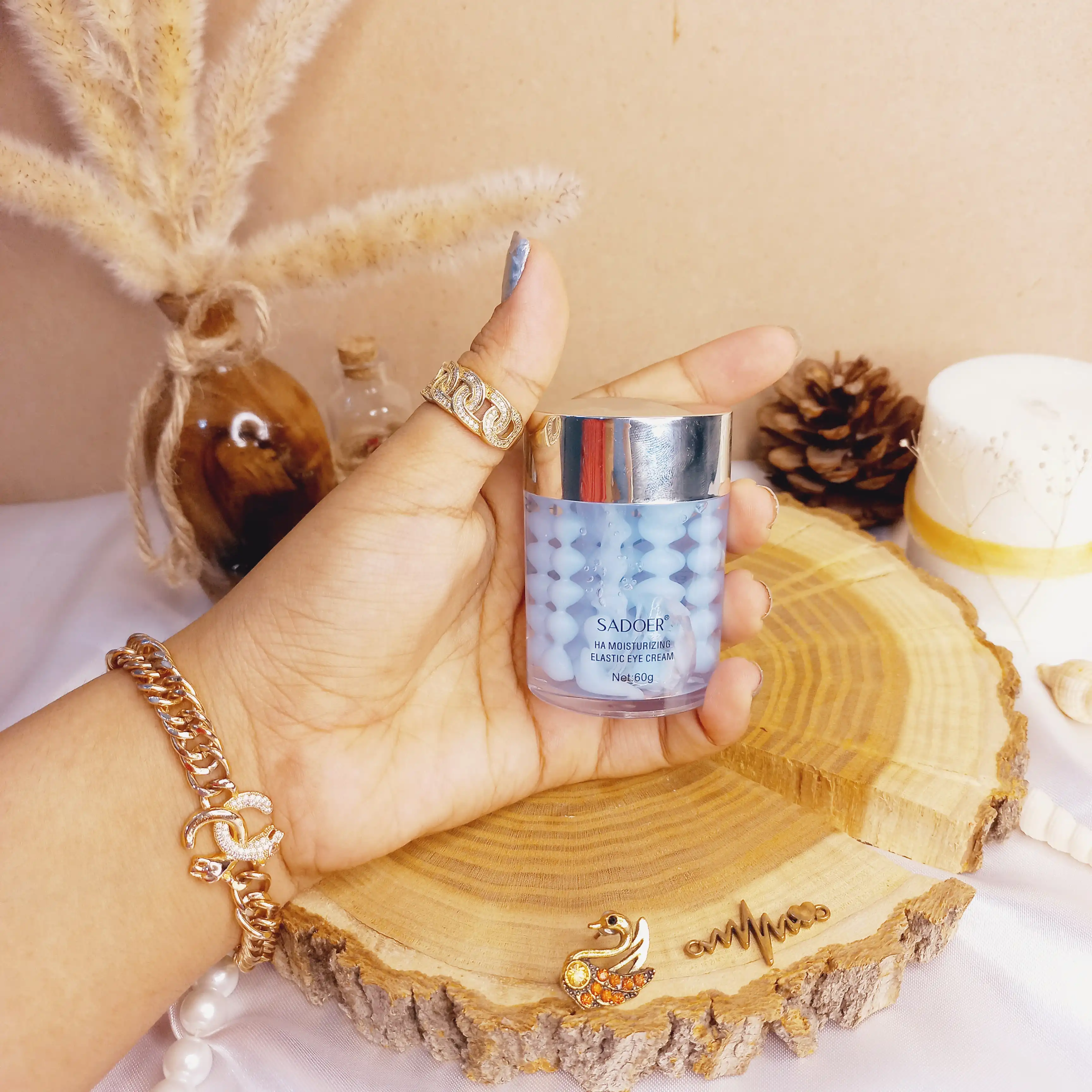 کرم مروارید دور چشم HA آبی فوق آبرسان SADOER کد SD55566