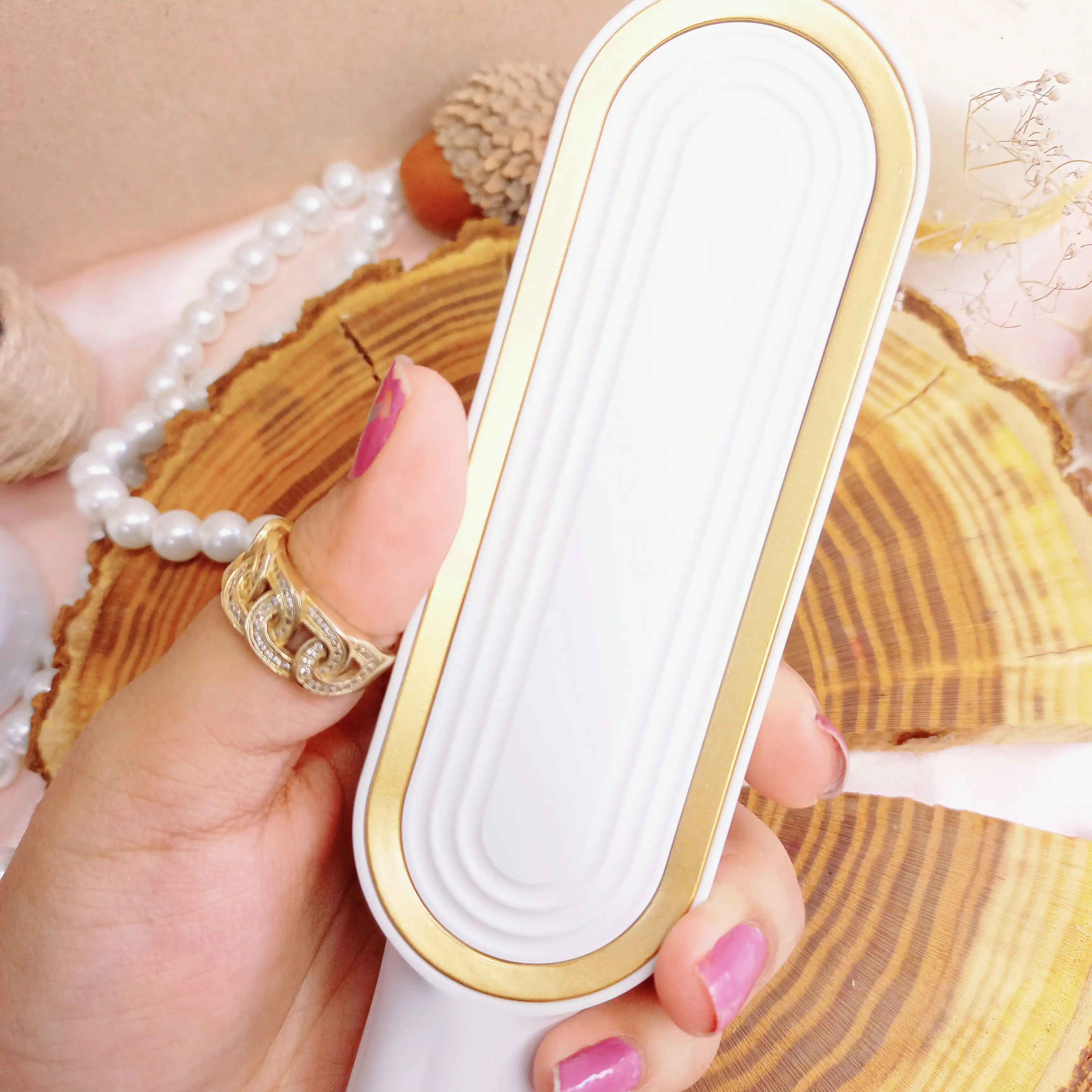 اتومو شانه ای صاف کننده قوی مو کد SYC 580