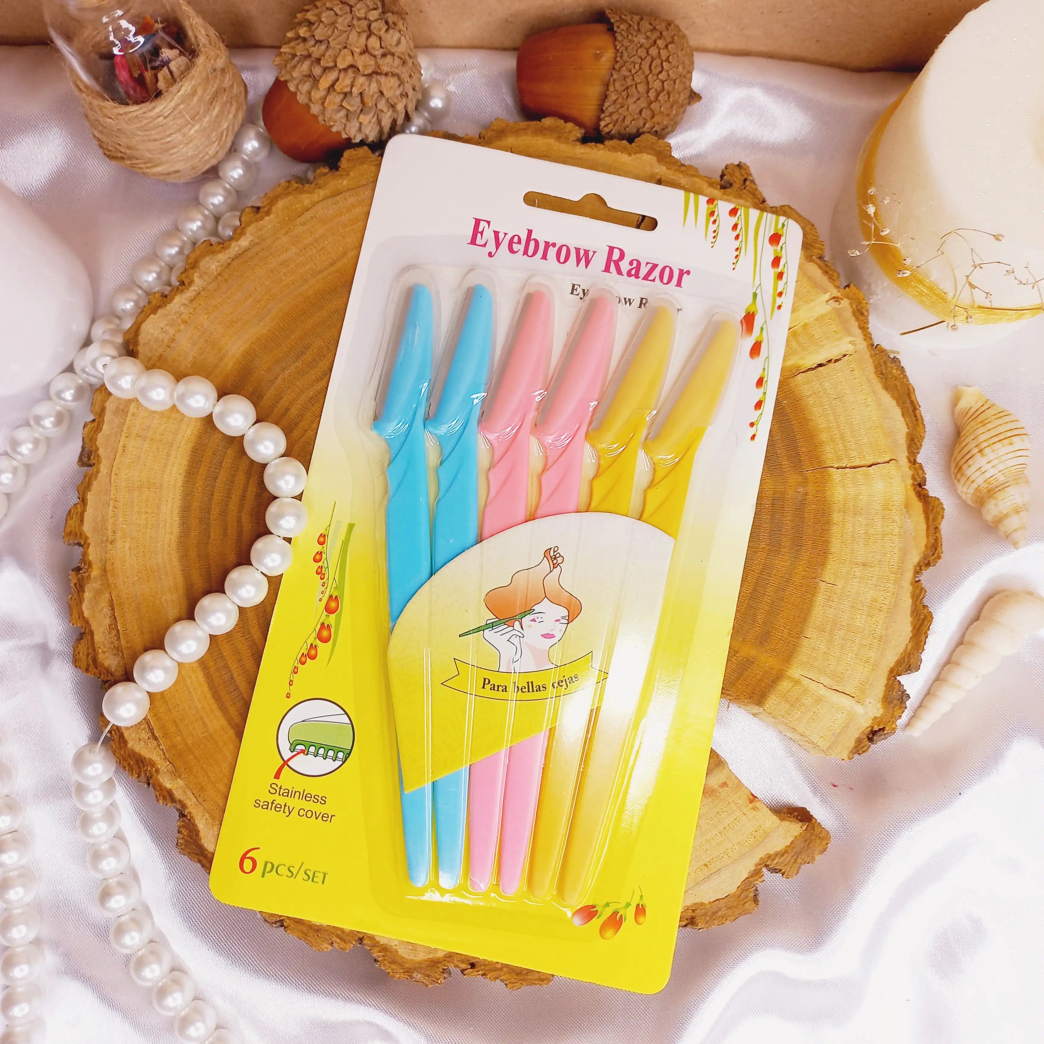 پک تیغ ابرو 6 عددی RAZOR