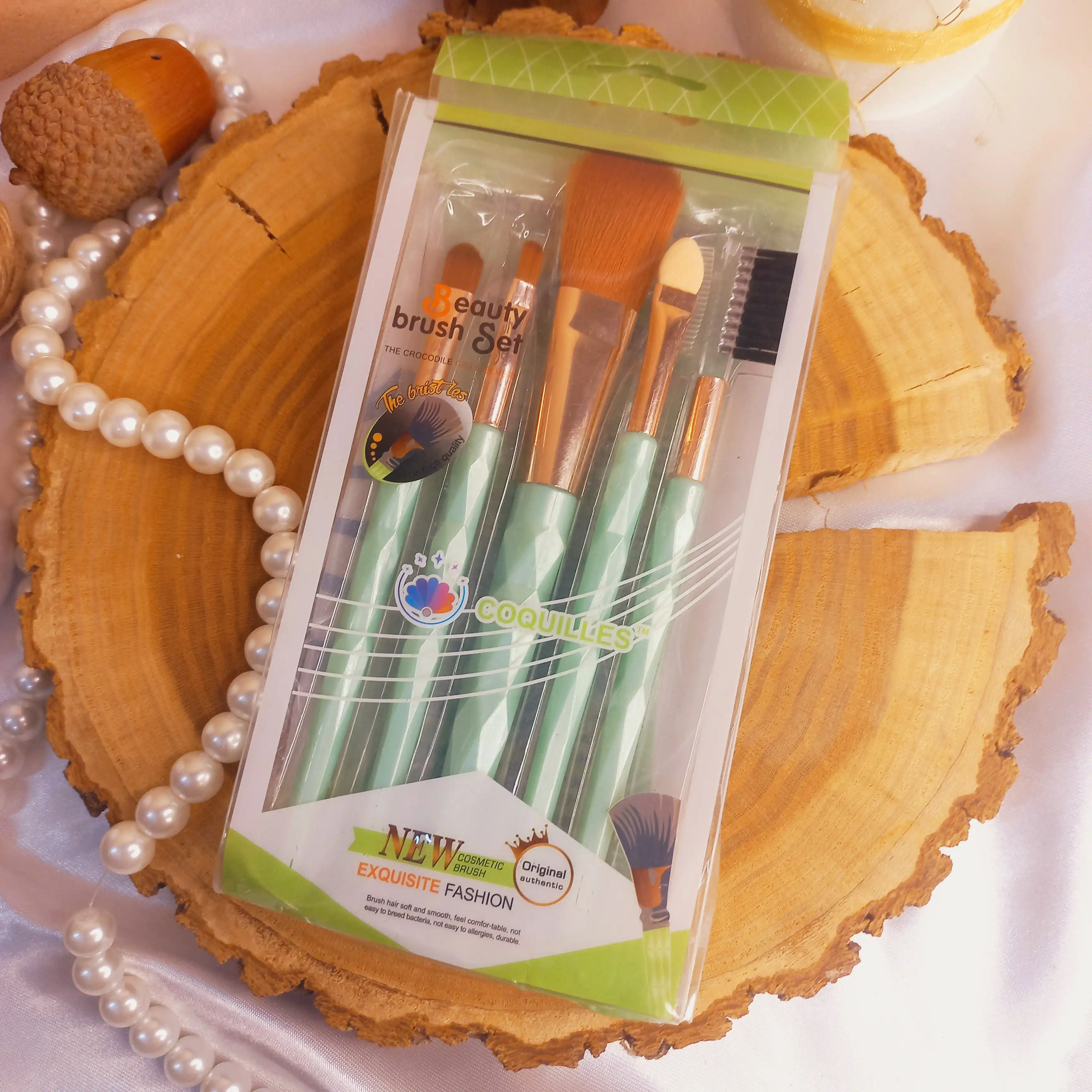 ست براش آرایشی 5 تکه الماسی TORCAI