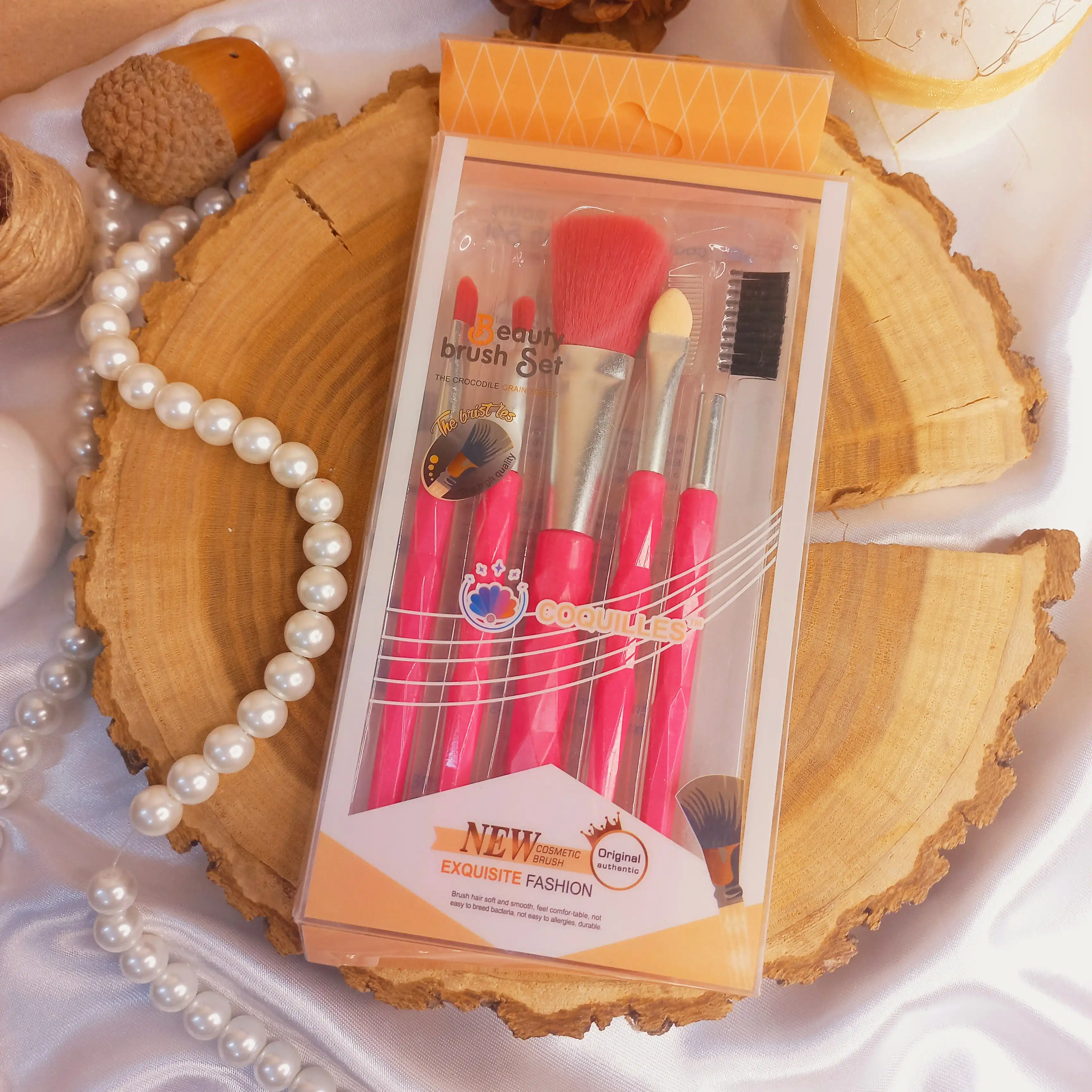 ست براش آرایشی 5 تکه الماسی TORCAI