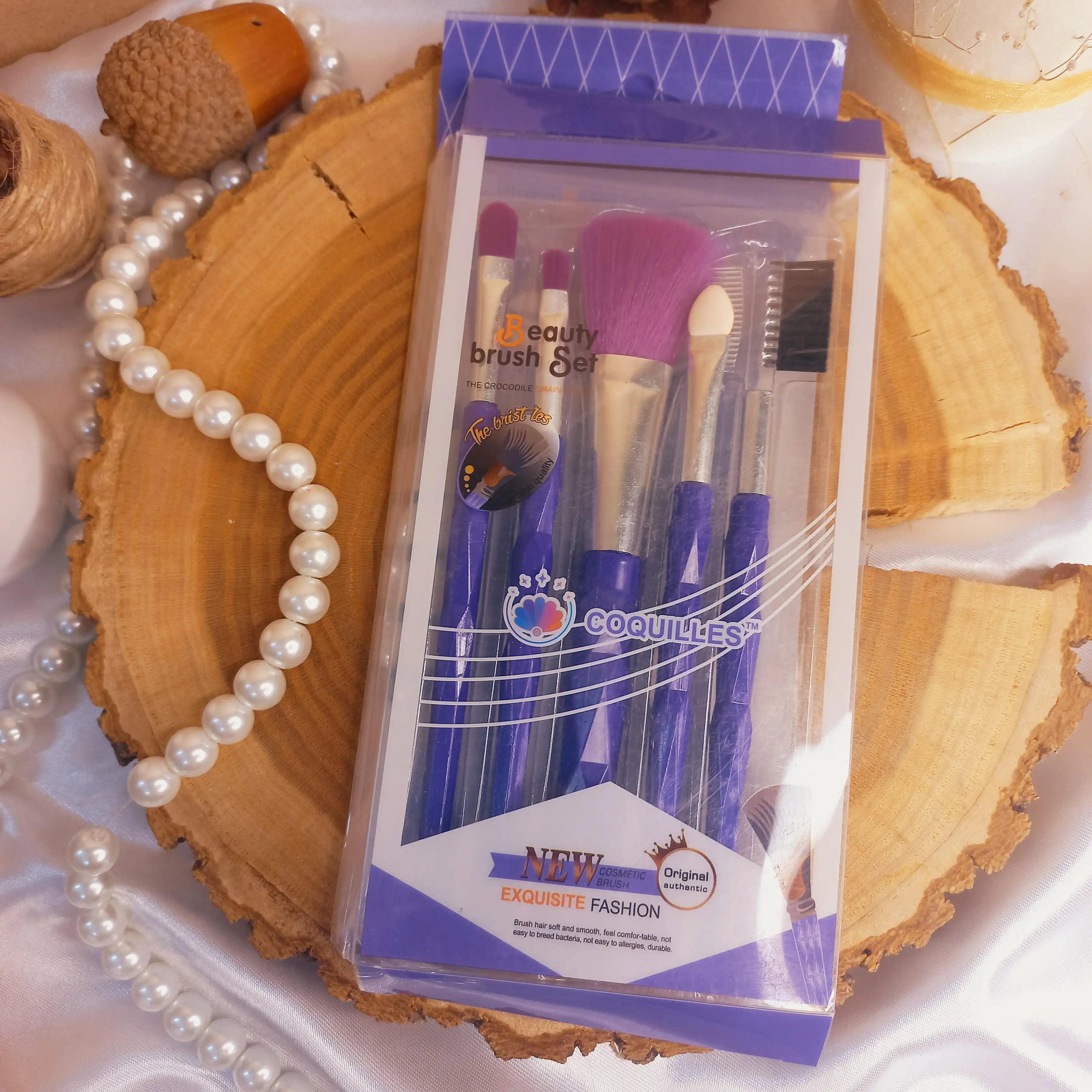 ست براش آرایشی 5 تکه الماسی TORCAI