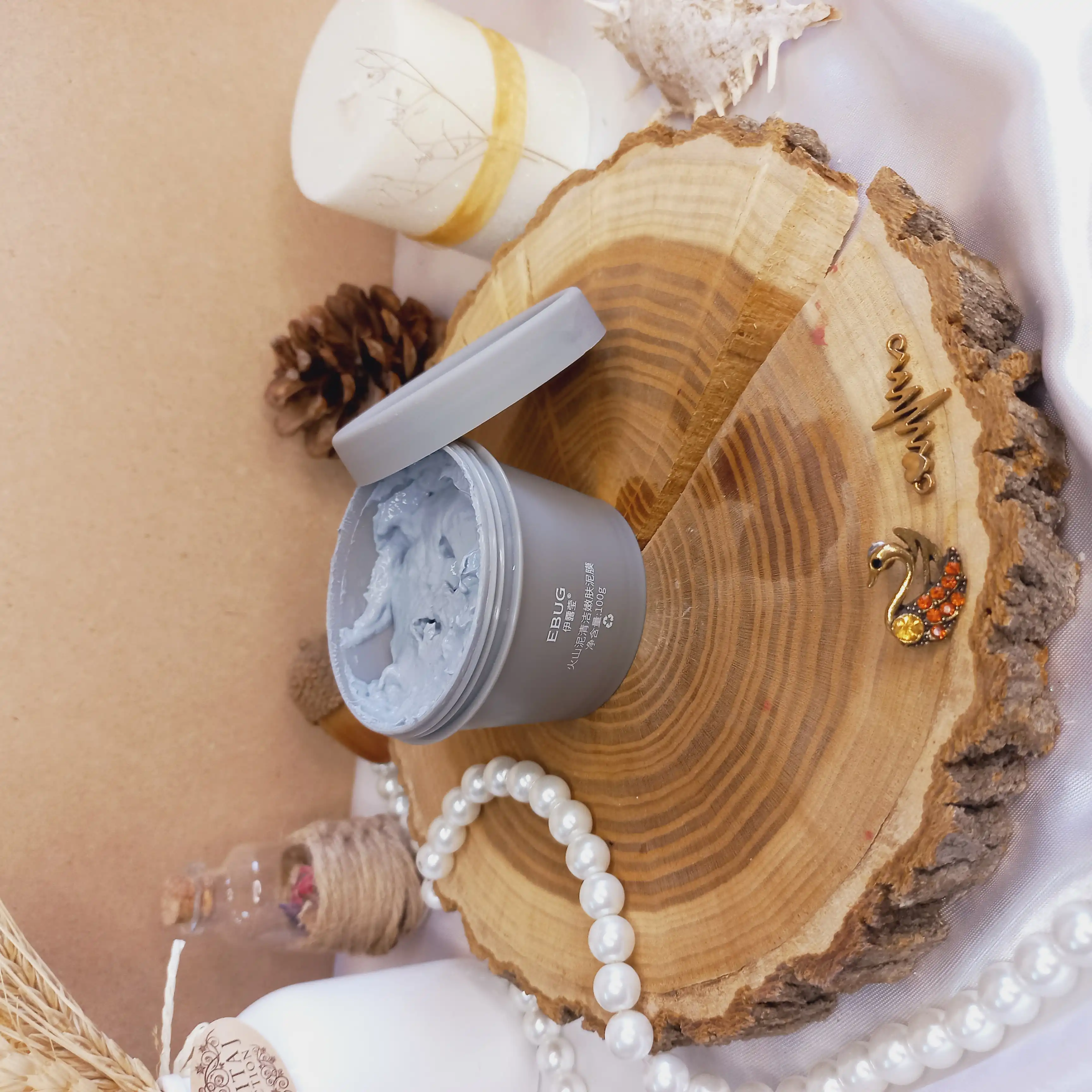 ماسک صورت گچی آتشفشان ایباگ EBUG