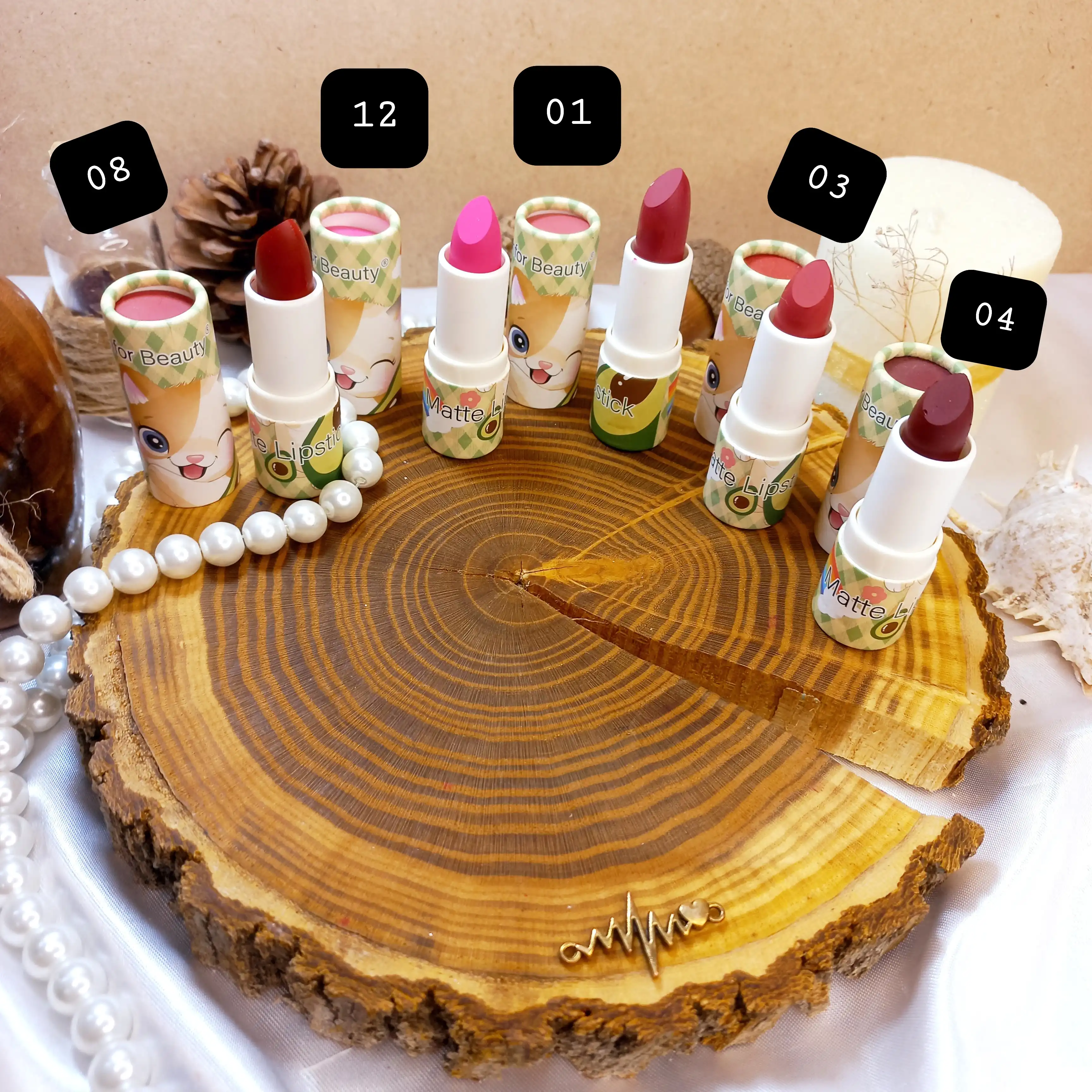 رژ لب جامد بچه گربه COMFOR BEAUTY