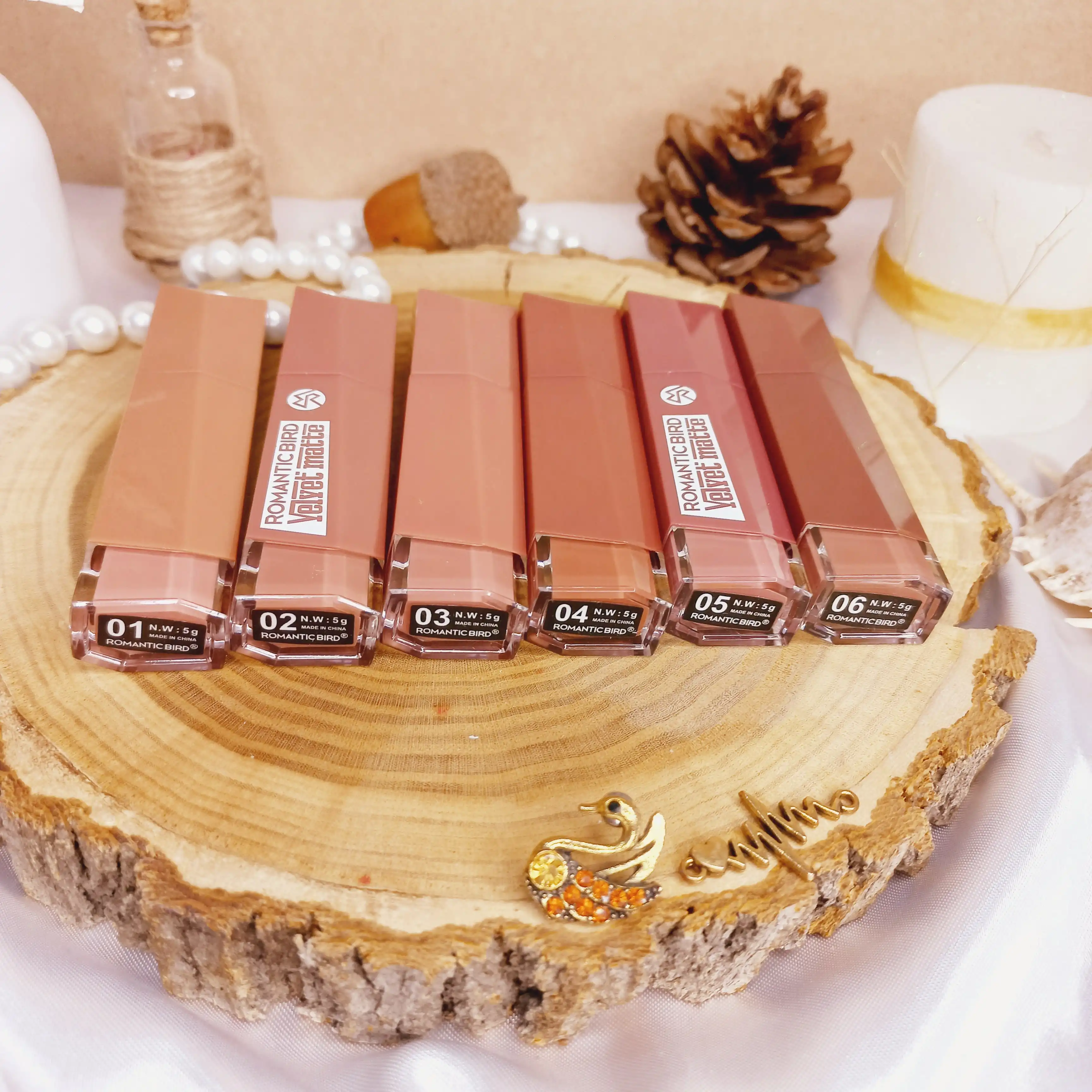 رژ لب مایع رمانتیک کد 228 ROMANTIC MAY