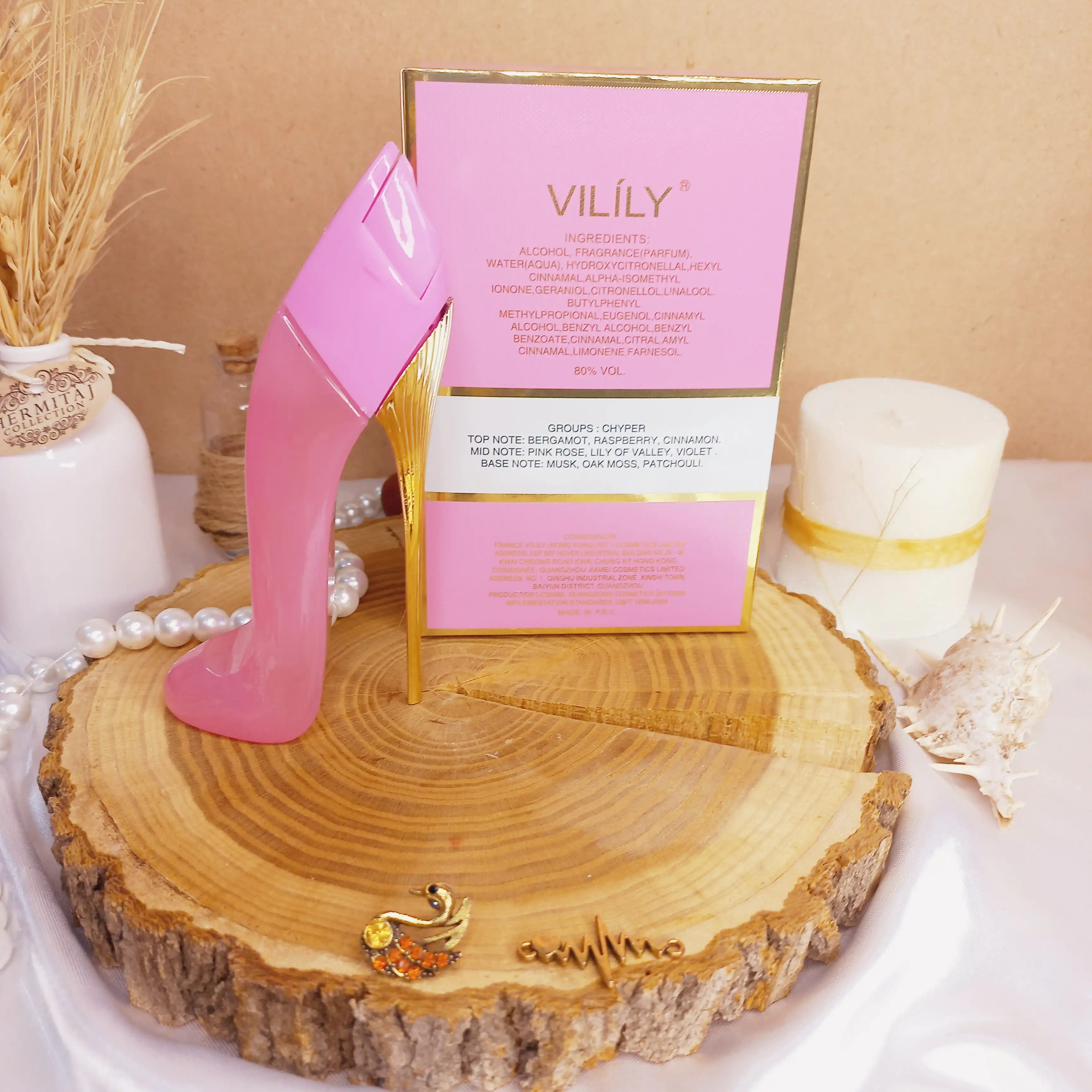 ادکلن زنانه وایلیلی گرل صورتی حجم 30 میلی