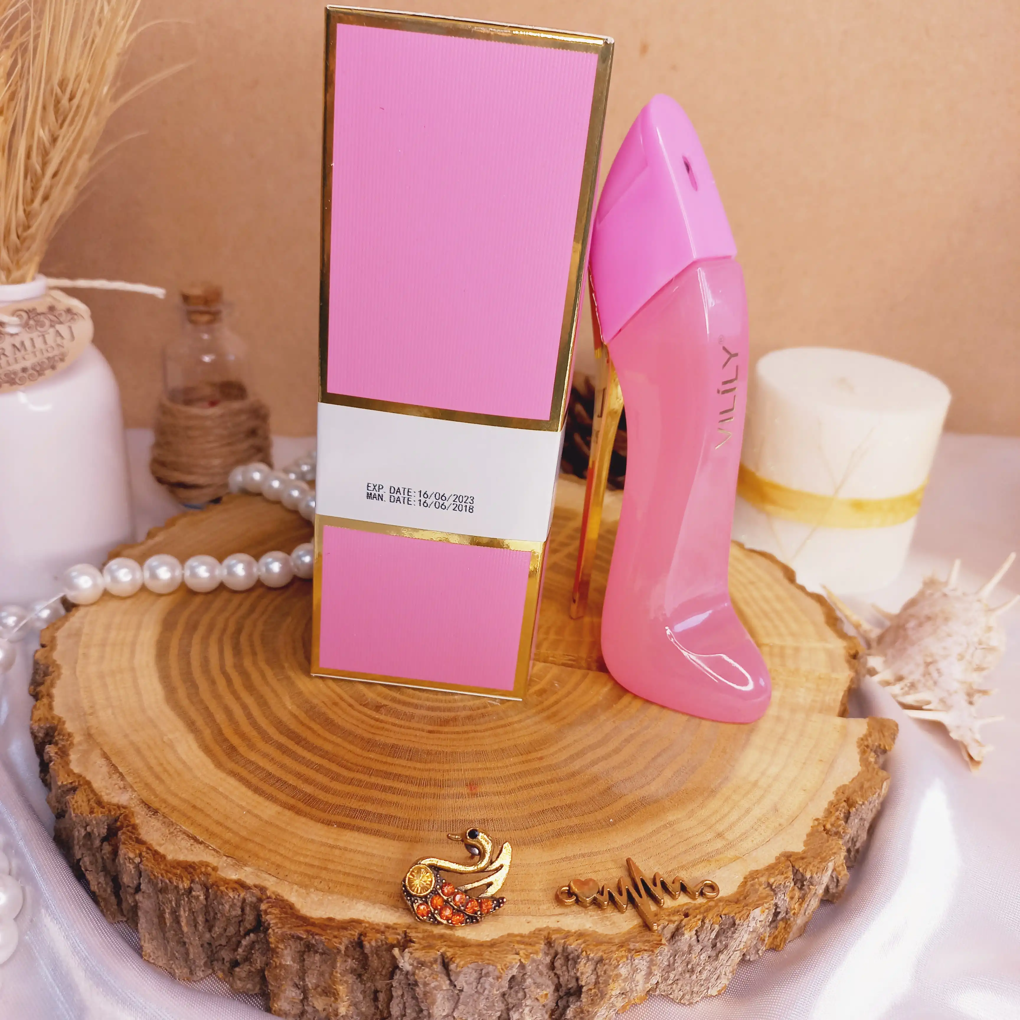 ادکلن زنانه وایلیلی گرل صورتی حجم 30 میلی