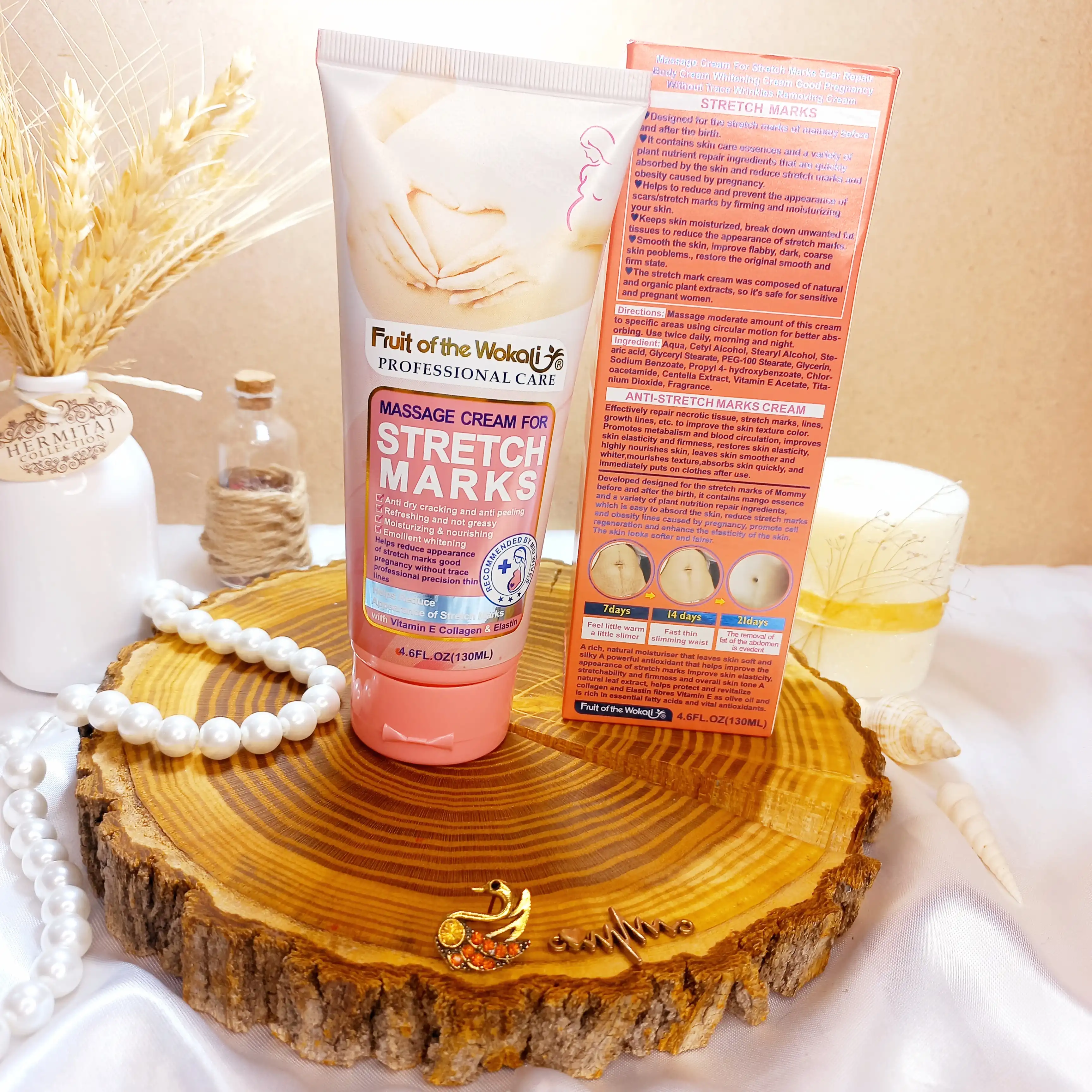 کرم ضد ترک بدن وکالی WOKALI