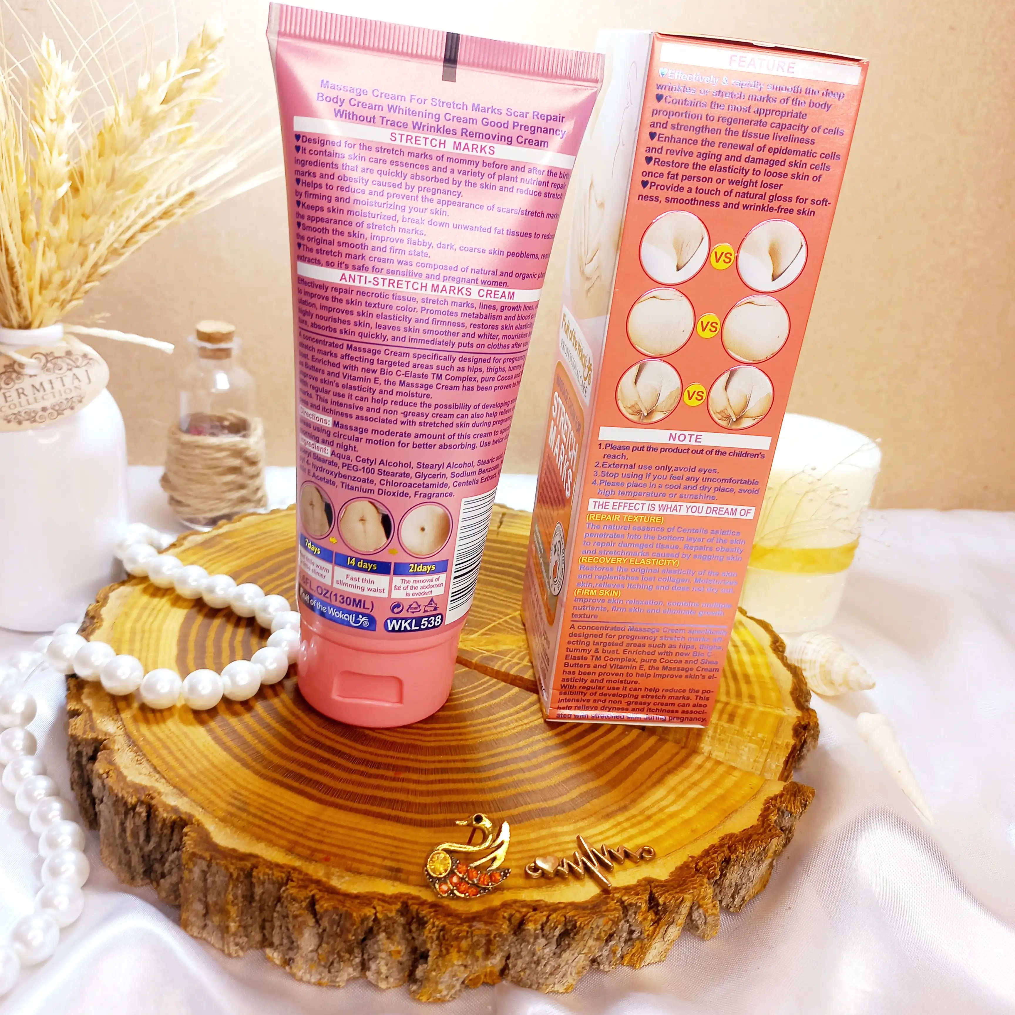 کرم ضد ترک بدن وکالی WOKALI