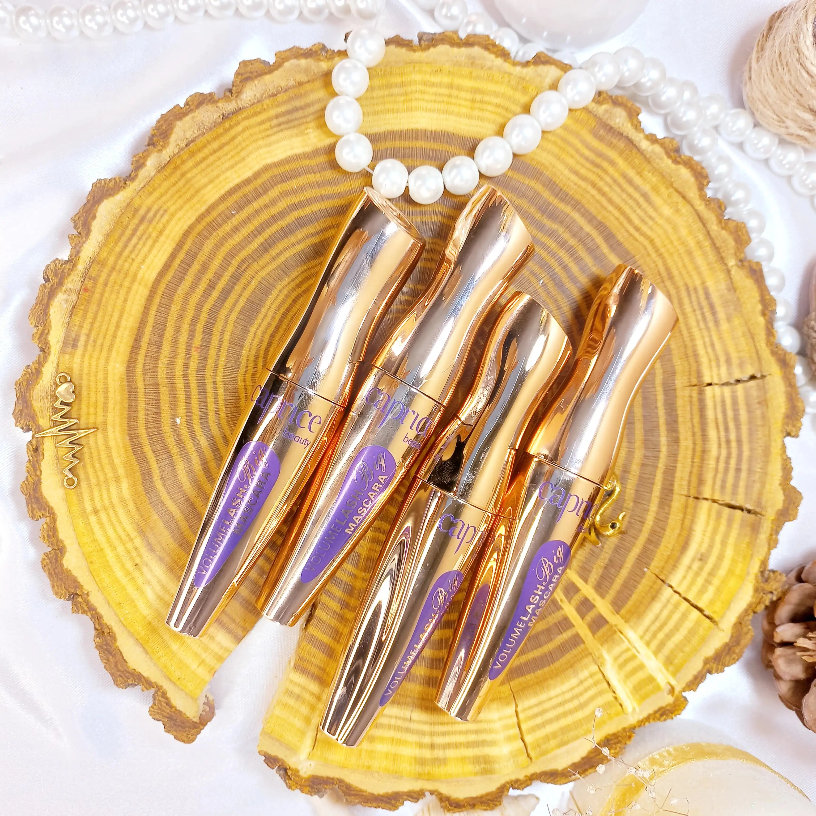 ریمل حجم دهنده و حالت دهنده و ضدآب کاپریس خرده مژه دار caprice