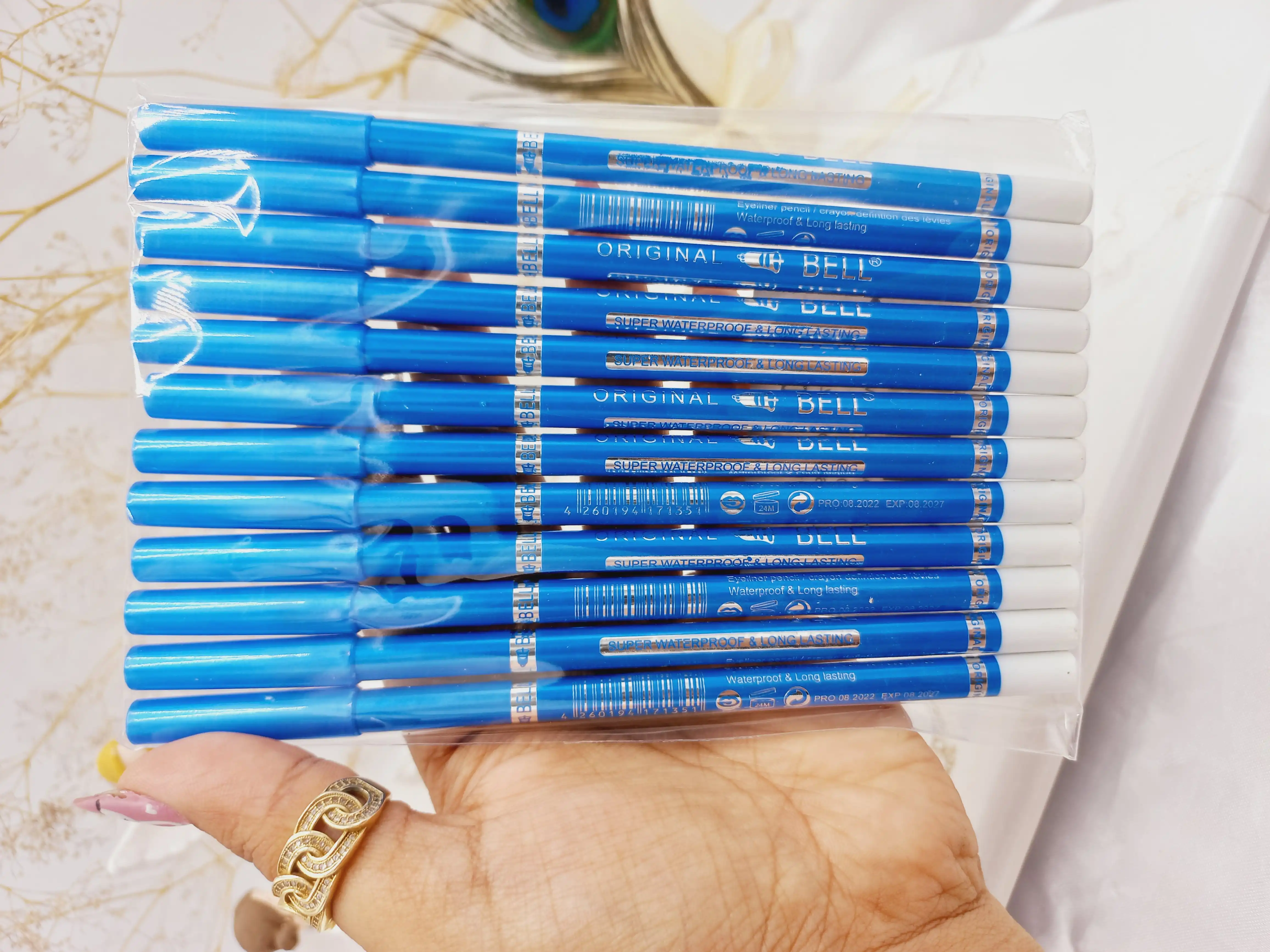 مداد چشم سفید شمعی بل BELL اورجینال اماراتی | پخش عمده