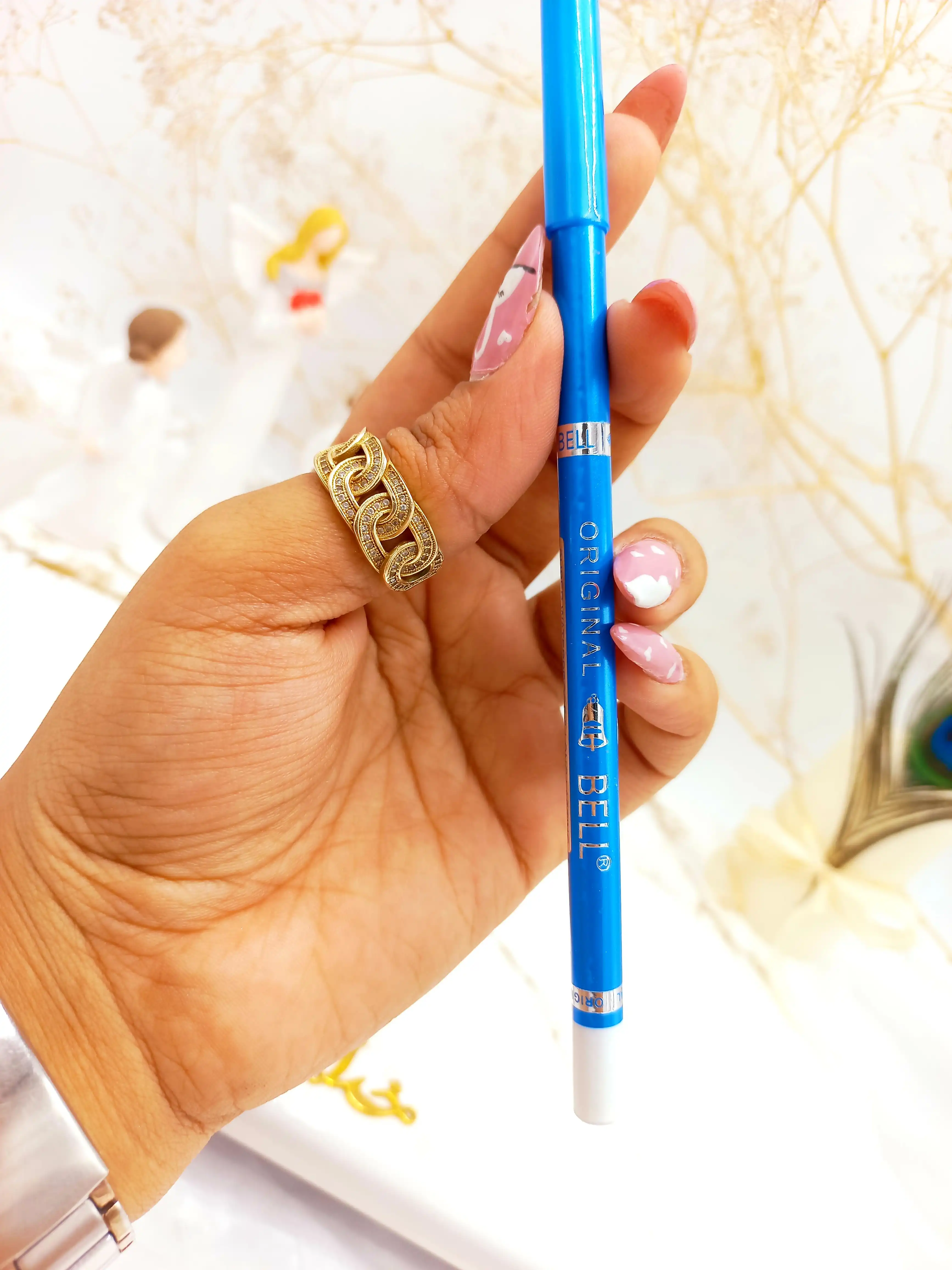 مداد چشم سفید شمعی بل BELL اورجینال اماراتی | پخش عمده