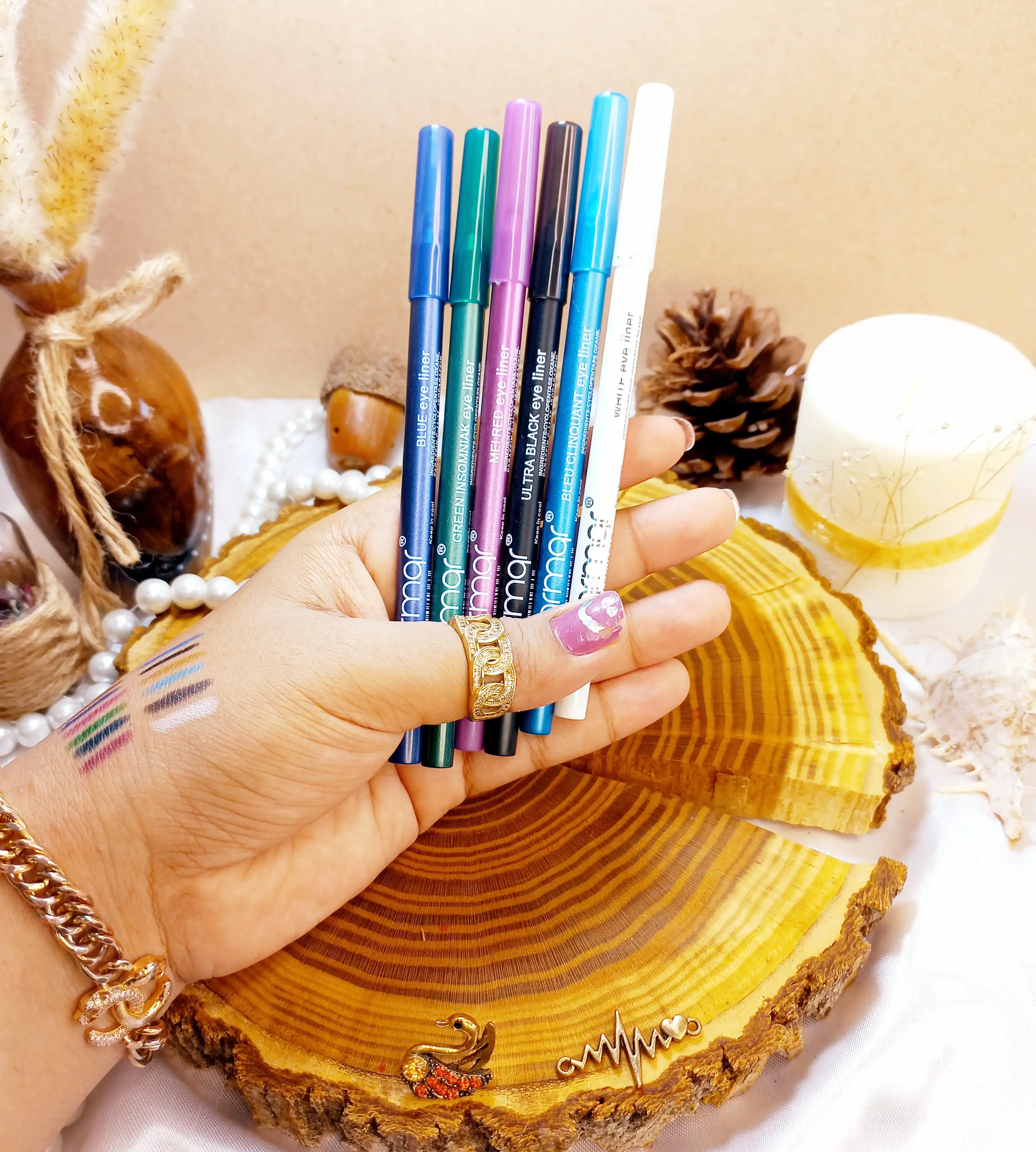 مداد شمعی رنگی ضدآب فلورمار بدون جعبه flormar