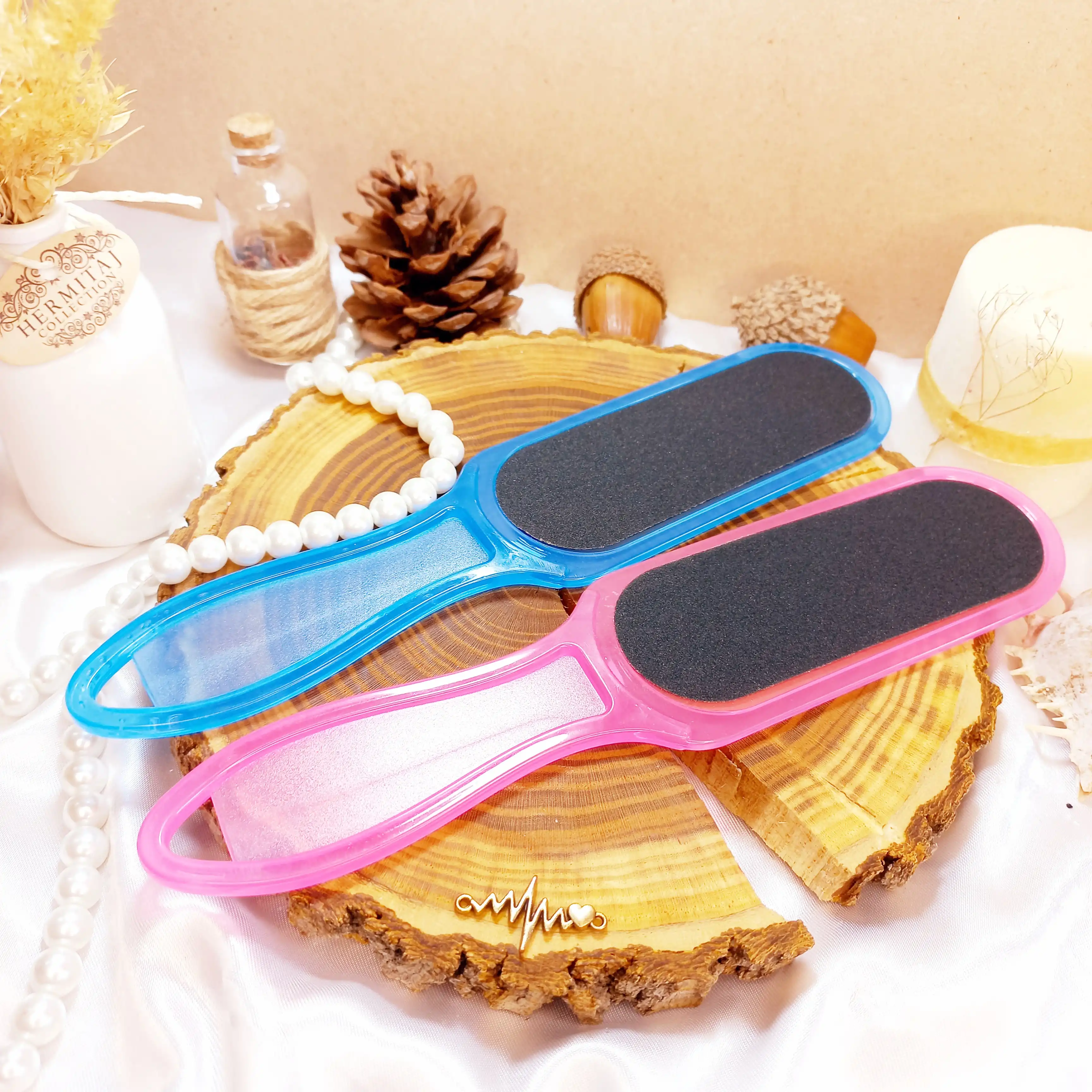 سوهان پاشنه پا طرح رنگارنگ