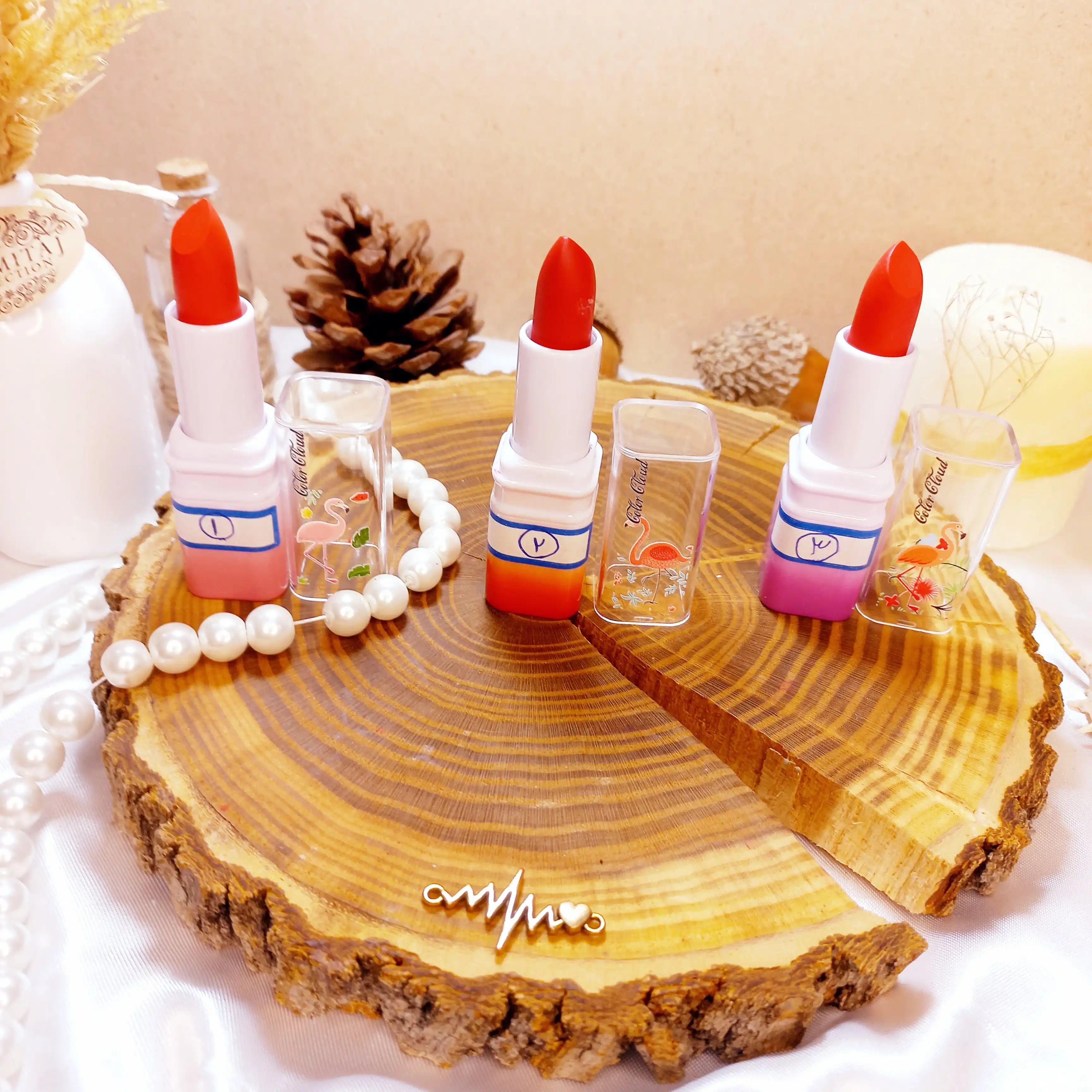 رژ لب جامد طرح فلامینگو FLAMINGOS