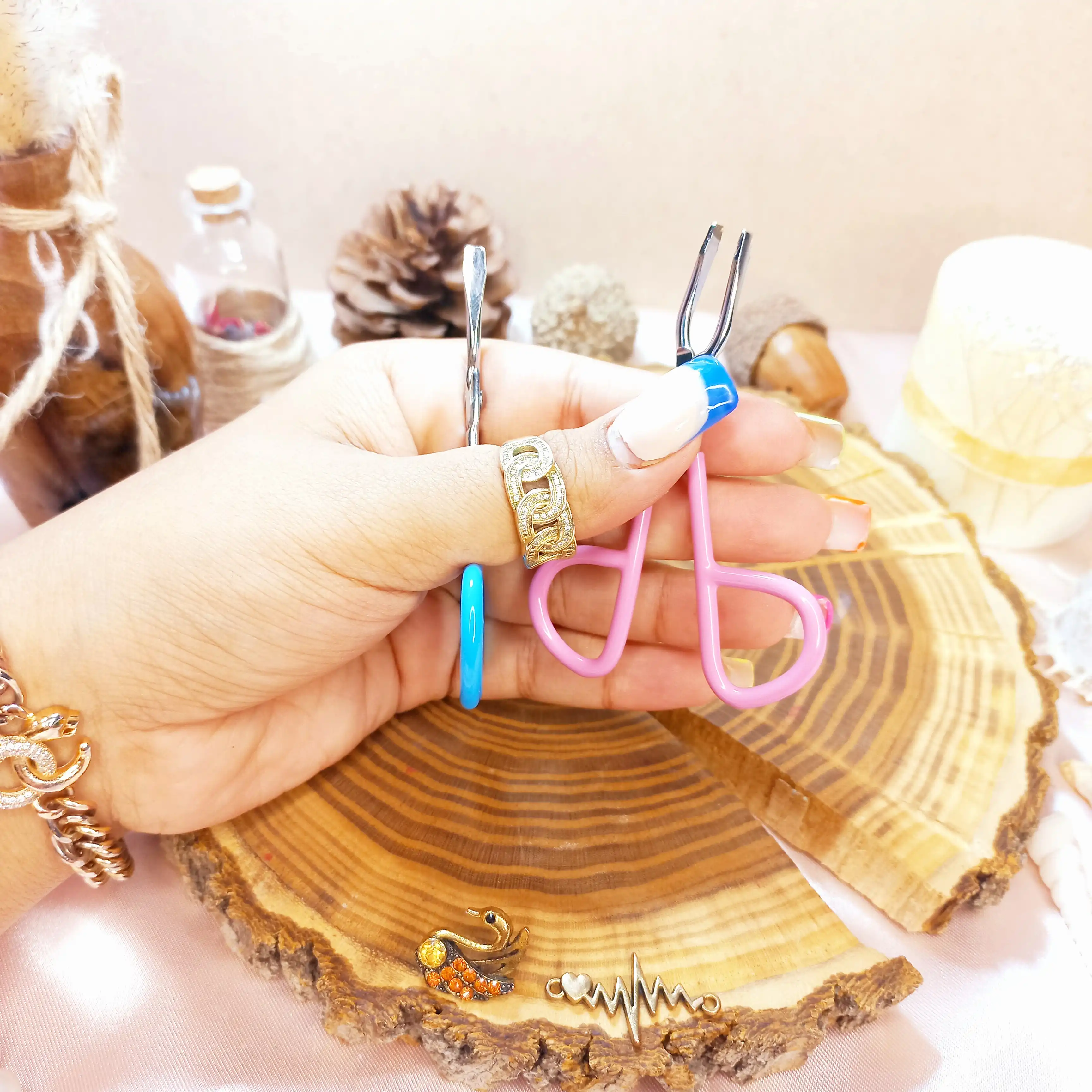 موچین قیچی استیل تیتانیوم TITANUM