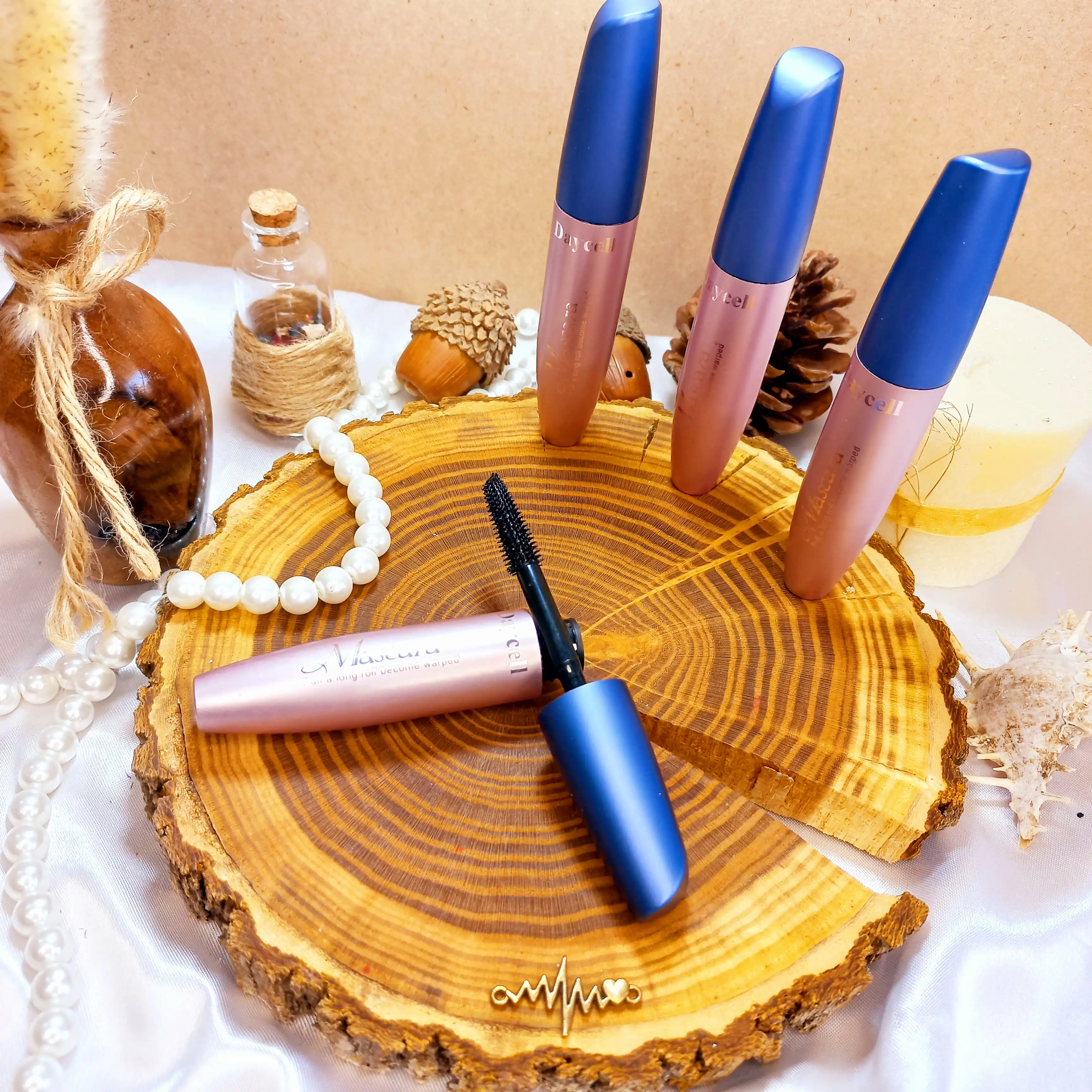 ریمل پوکه فلزی درب آبی بسته 3 تایی طرح اصلی دایسل Daisel