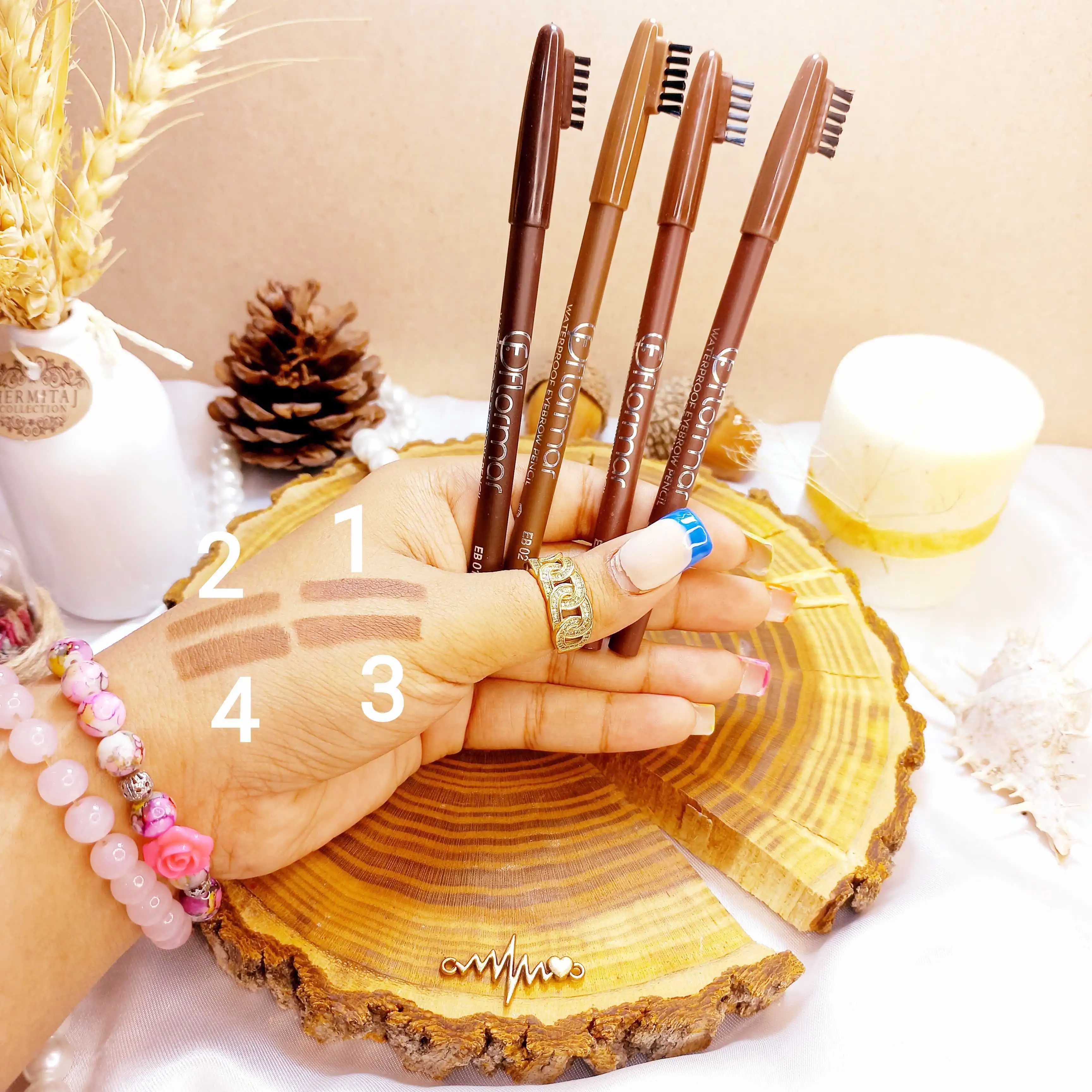 مداد ابرو ارجینال فرچه دار فلورما Florma original