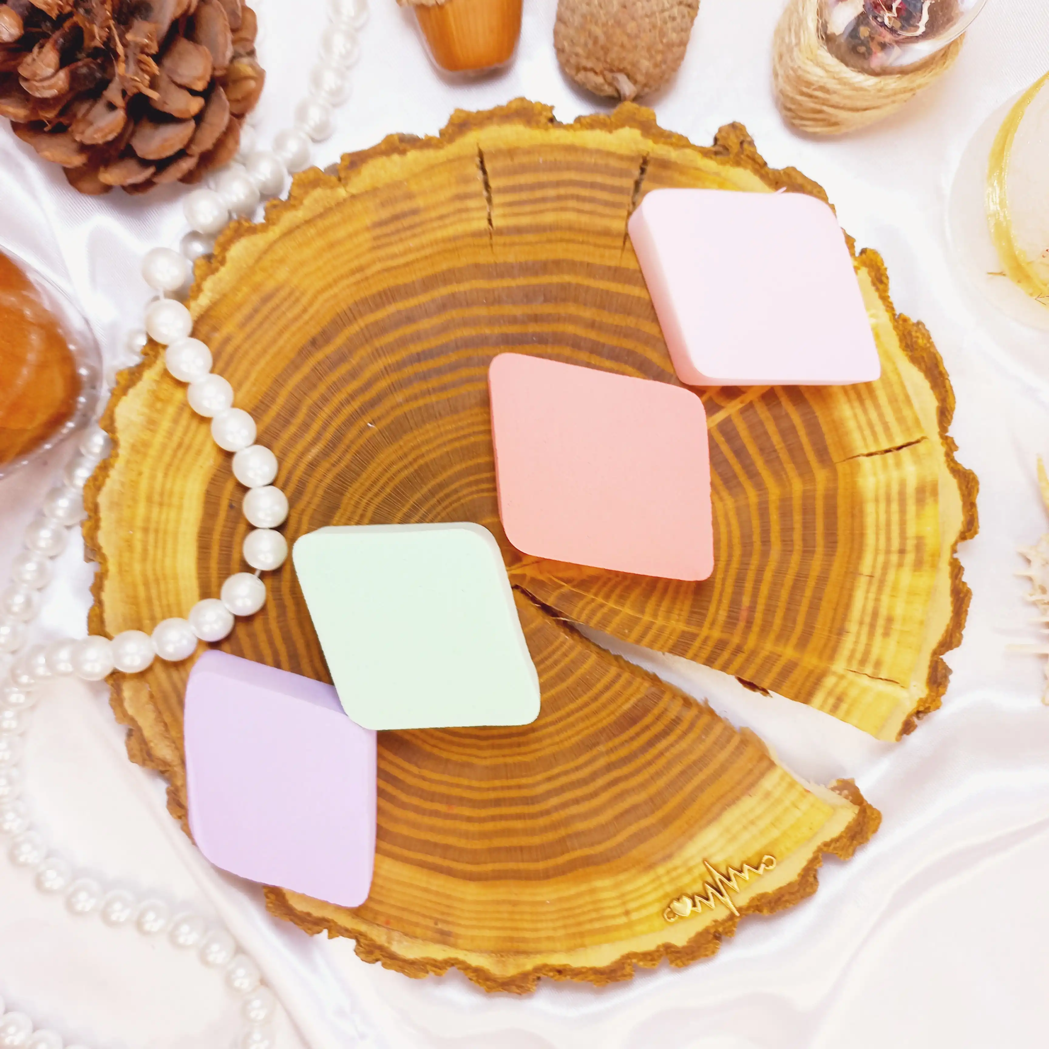 پد آرایشی 4 تکه لوزی connert | پخش عمده